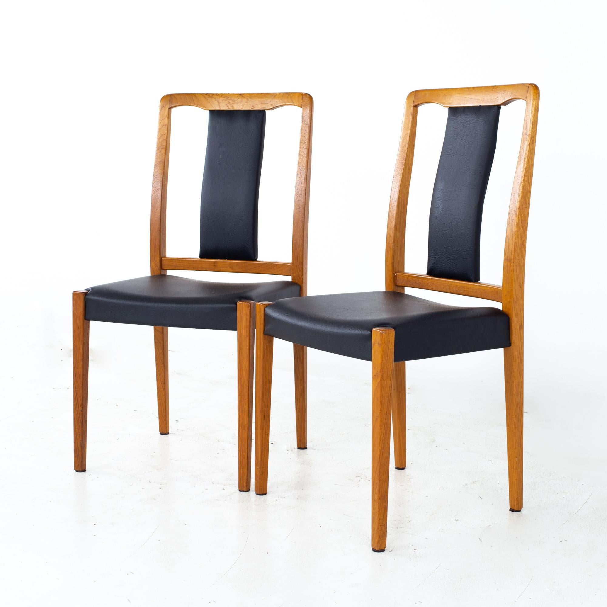 Nils Jonsson for Hugo Troeds Mid Century Danish Teak Dining Chairs, Set of 6 2