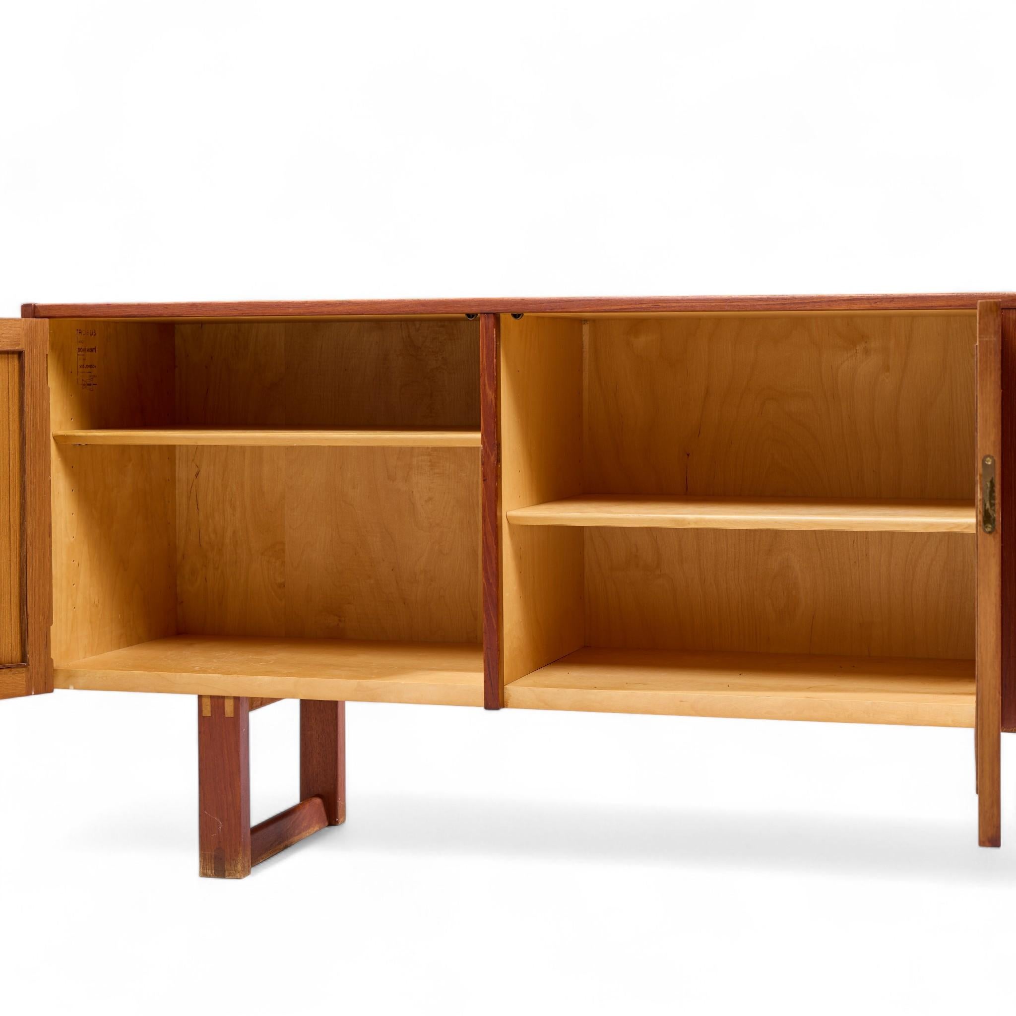 Nils Jonsson for Troeds Domi Monté Mid Century Swedish Teak Credenza For Sale 2