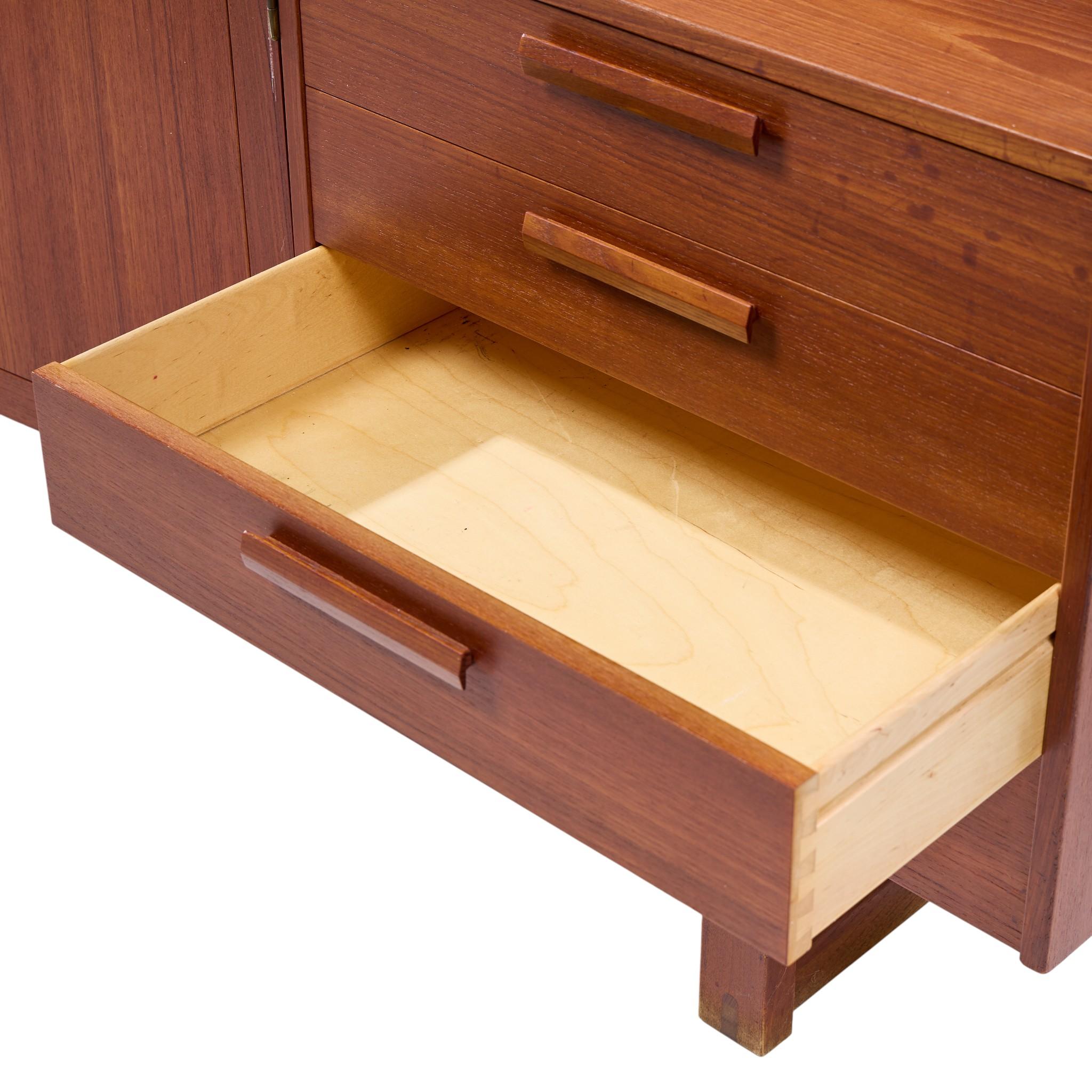 Nils Jonsson for Troeds Domi Monté Mid Century Swedish Teak Credenza For Sale 3