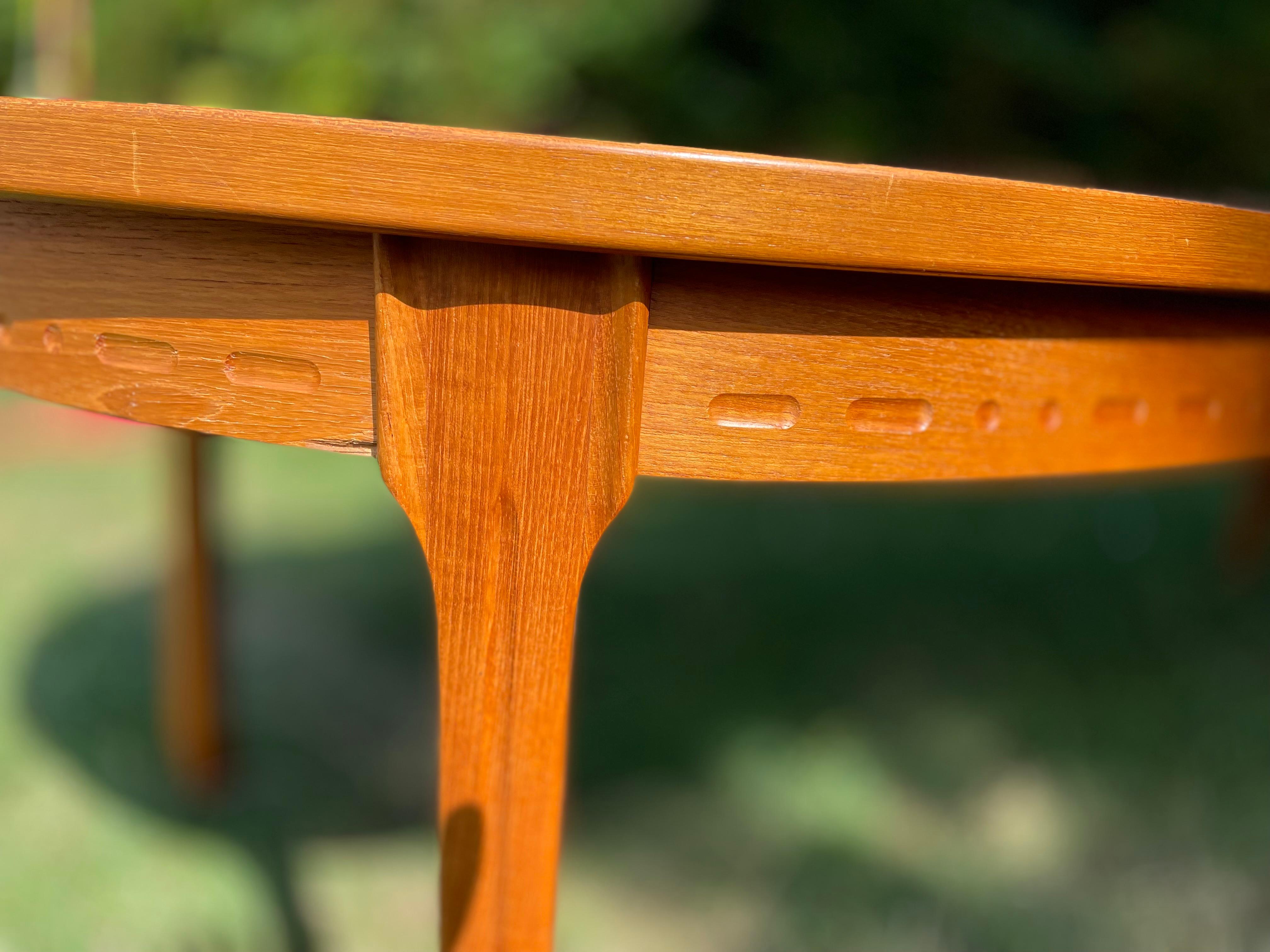 Nils Jonsson for Troeds – Double Extending Dining Table in Stained Teak with Cha en vente 5