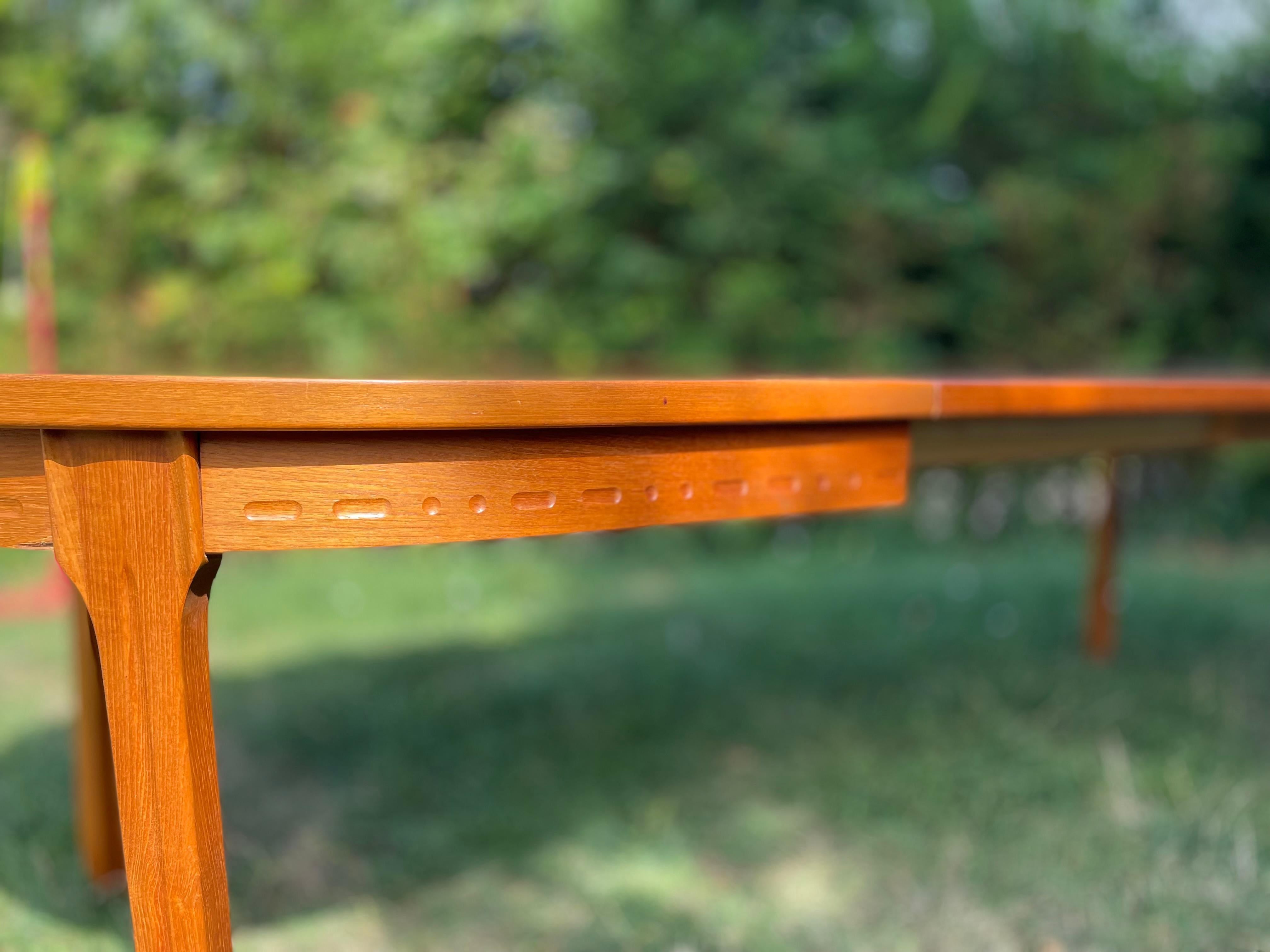 Nils Jonsson for Troeds – Double Extending Dining Table in Stained Teak with Cha en vente 8