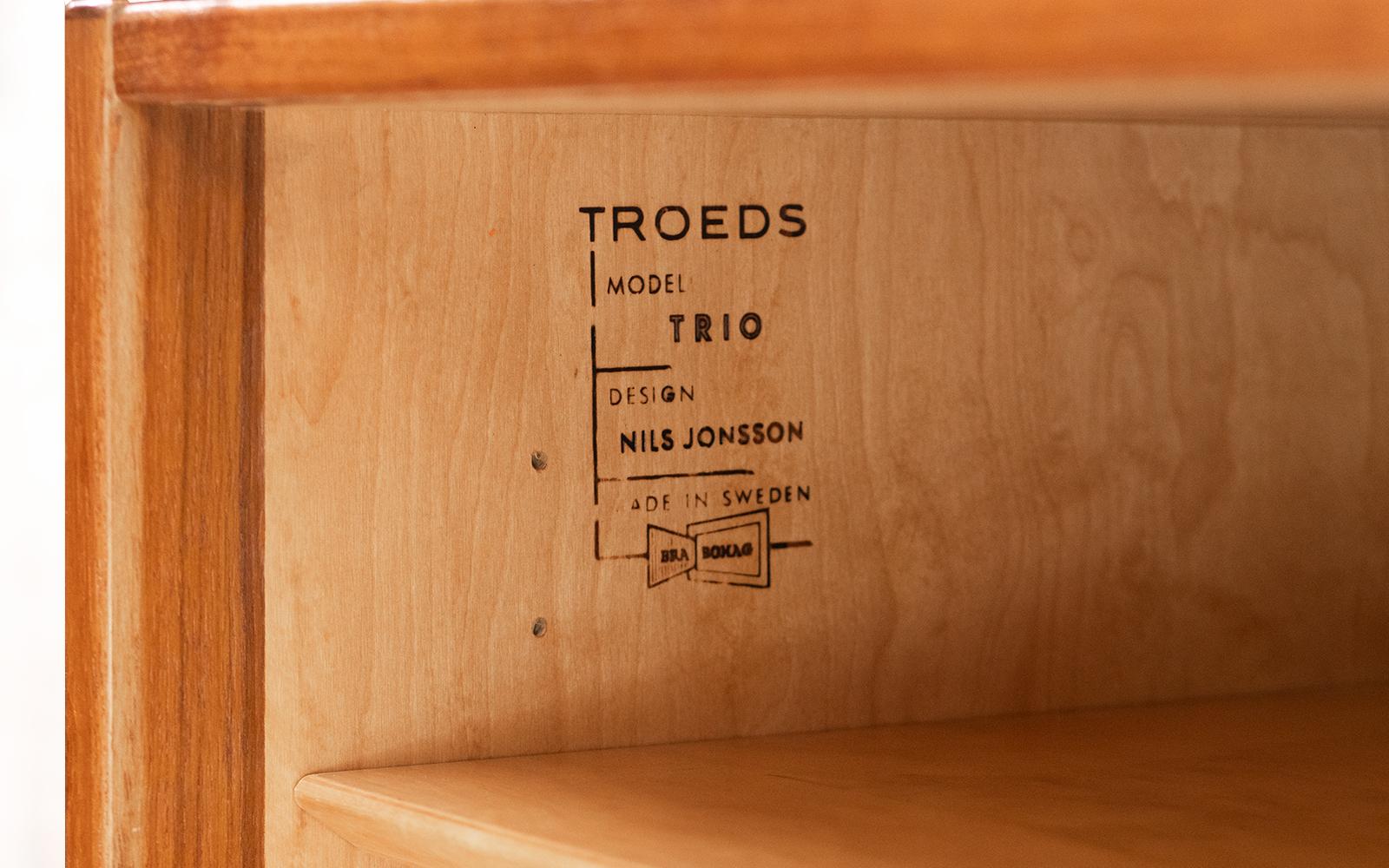 Mid-Century Modern Nils Jonsson For Troeds Teak Mid Century Sideboard, 1960s