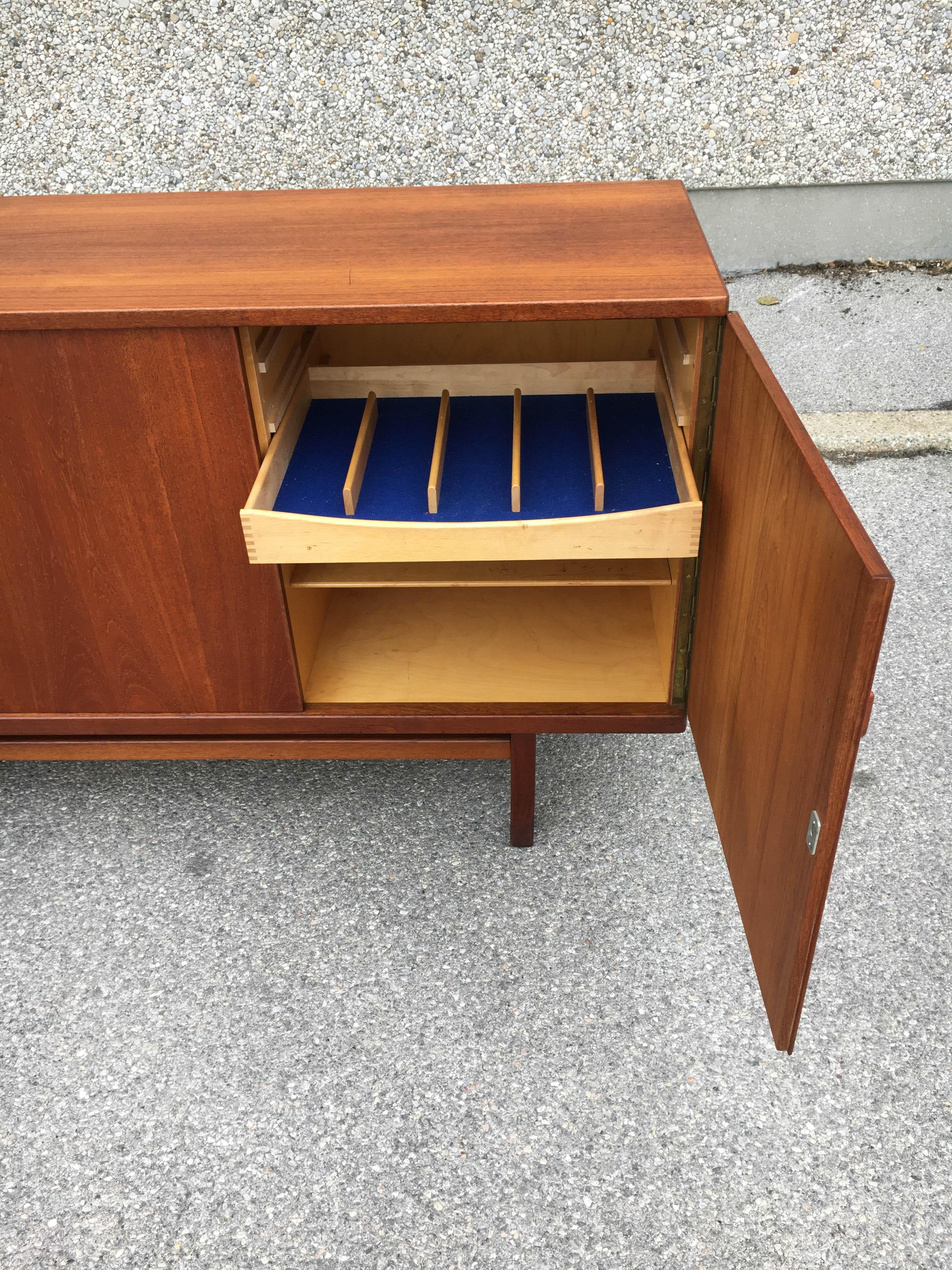 Wood Nils Jonsson Sideboard Model Cannes, Troeds Sweden, 1960s