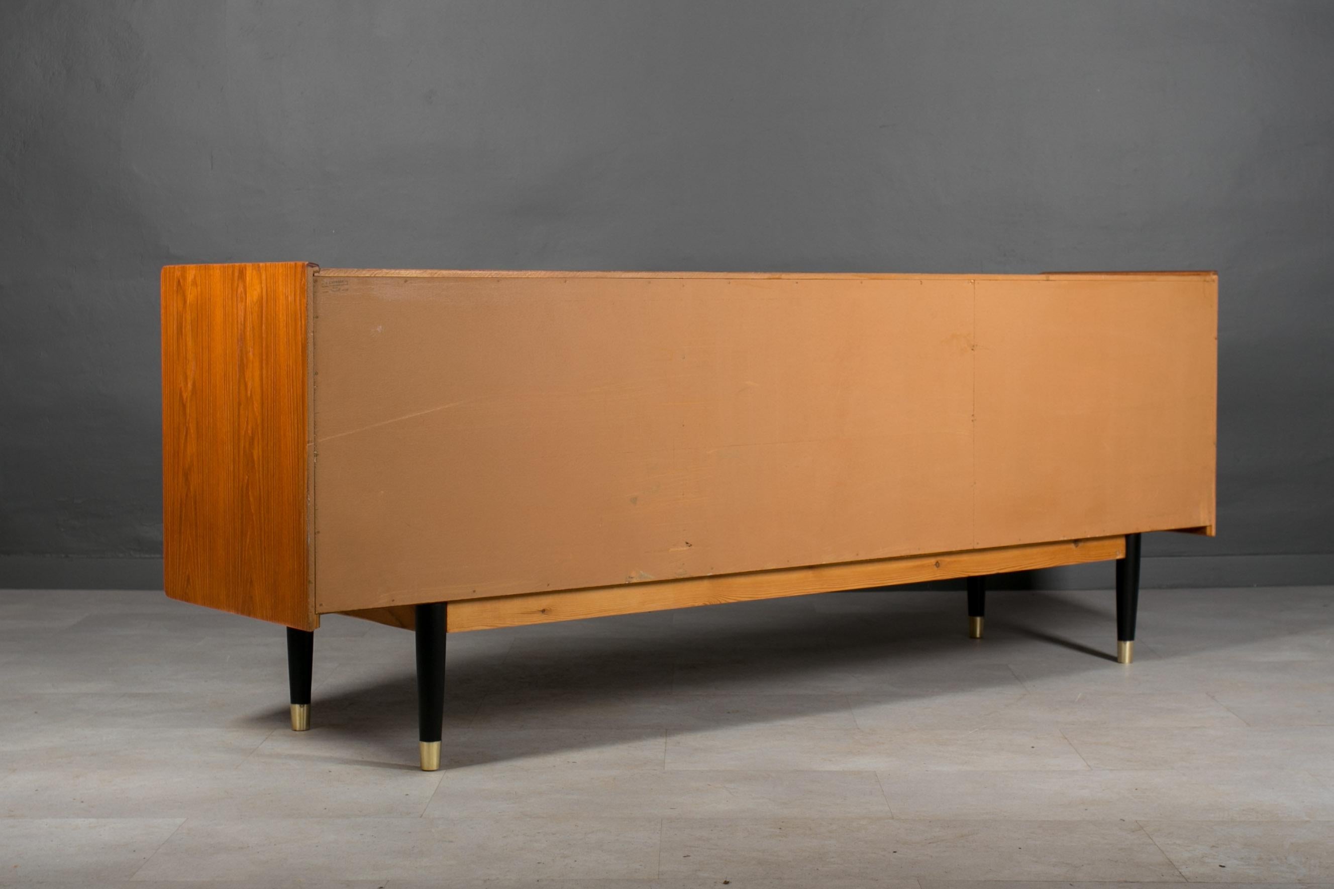 Nils Jonsson Teak Sideboard for P.S. Heggen, Scandinavian Modern, 1960s For Sale 11
