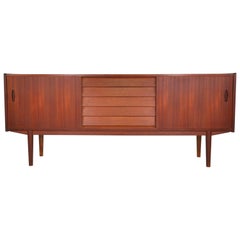 Nils Jonsson Trio Teak Credenza for Hugo Troeds