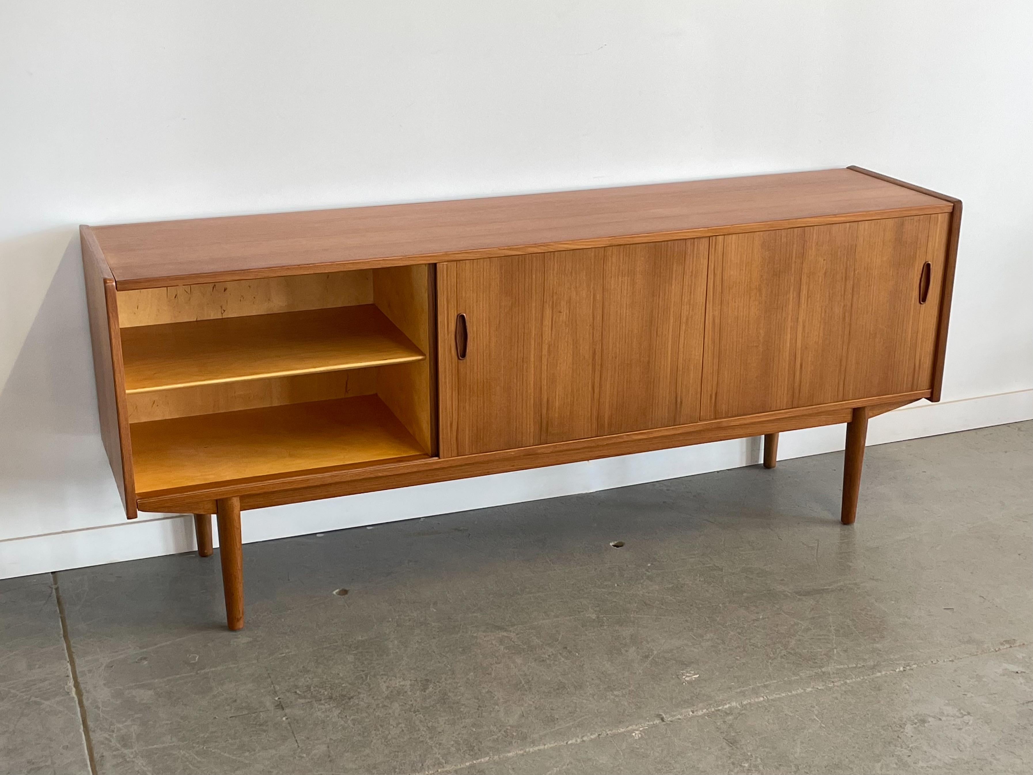 Swedish Nils Jonsson 'Trio'' Teak Credenza for Hugo Troeds, Sweden
