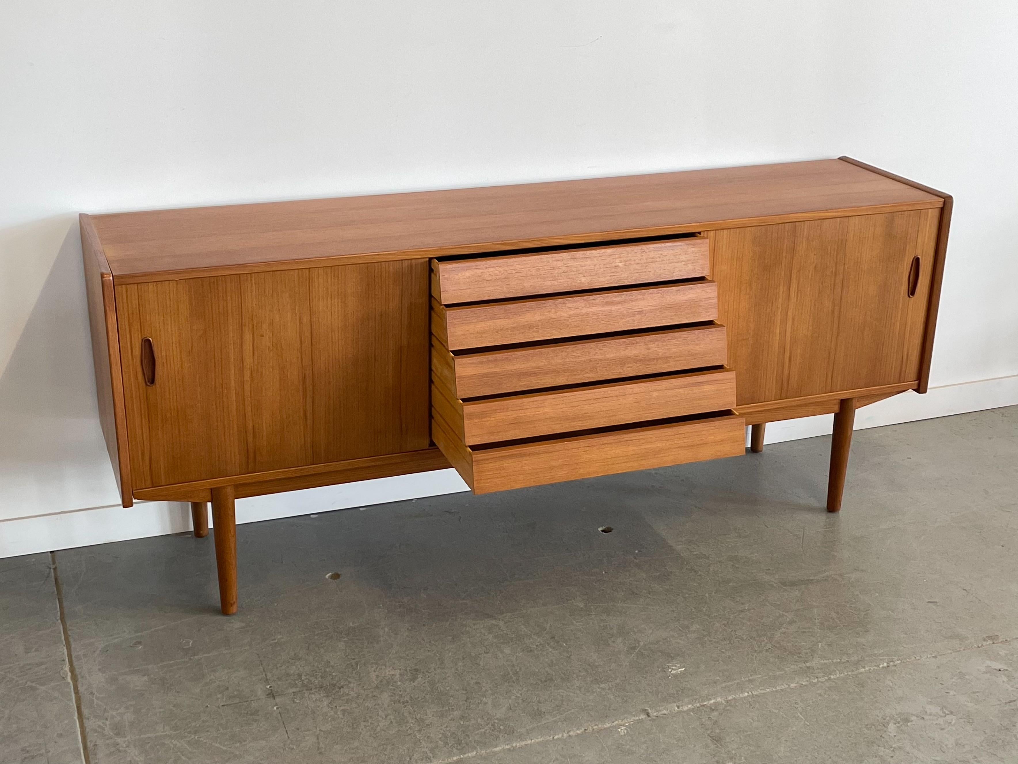 Woodwork Nils Jonsson 'Trio'' Teak Credenza for Hugo Troeds, Sweden