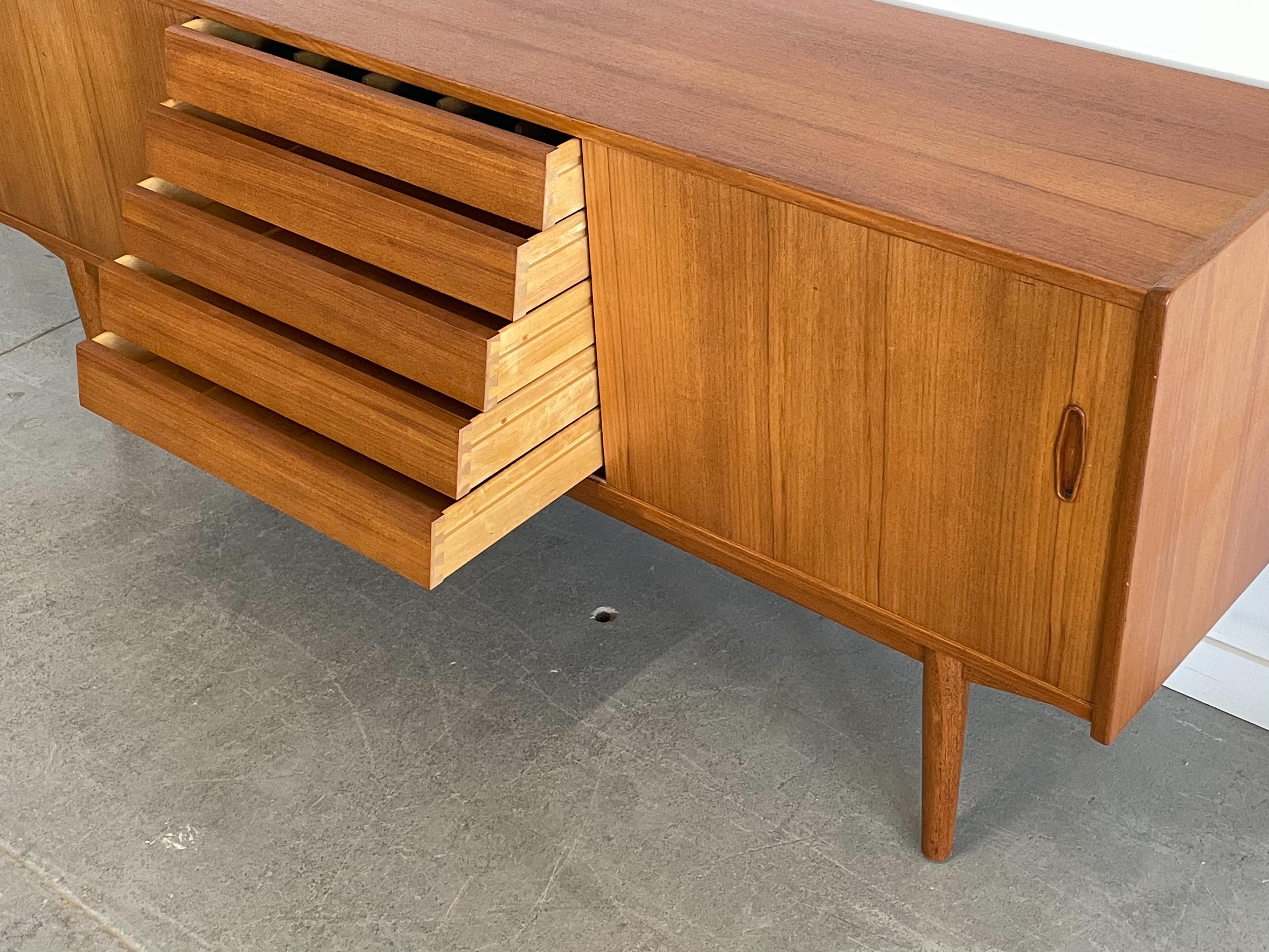 Nils Jonsson 'Trio'' Teak Credenza for Hugo Troeds, Sweden In Good Condition In Winnipeg, MB
