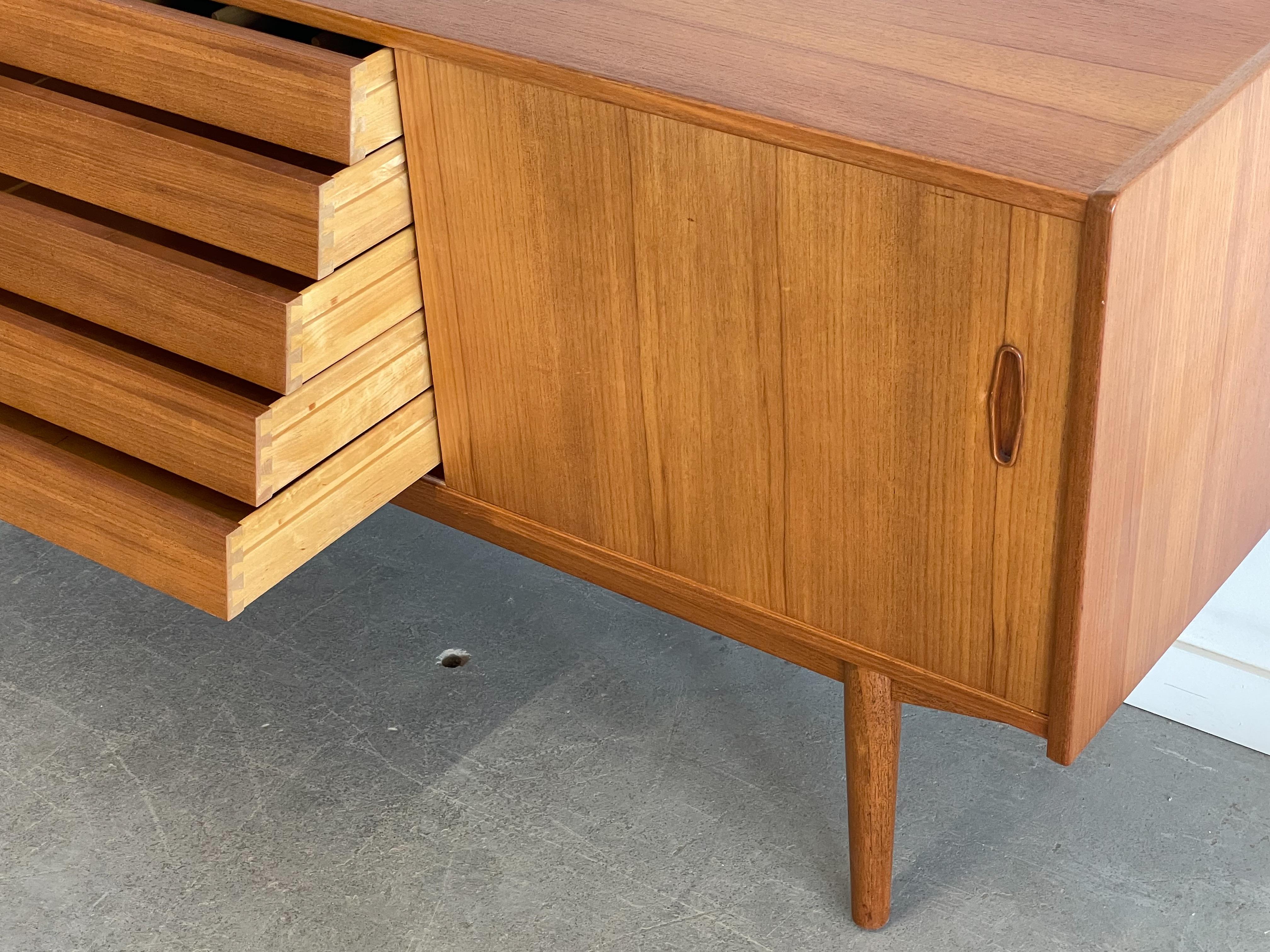 Nils Jonsson 'Trio'' Teak Credenza for Hugo Troeds, Sweden 1