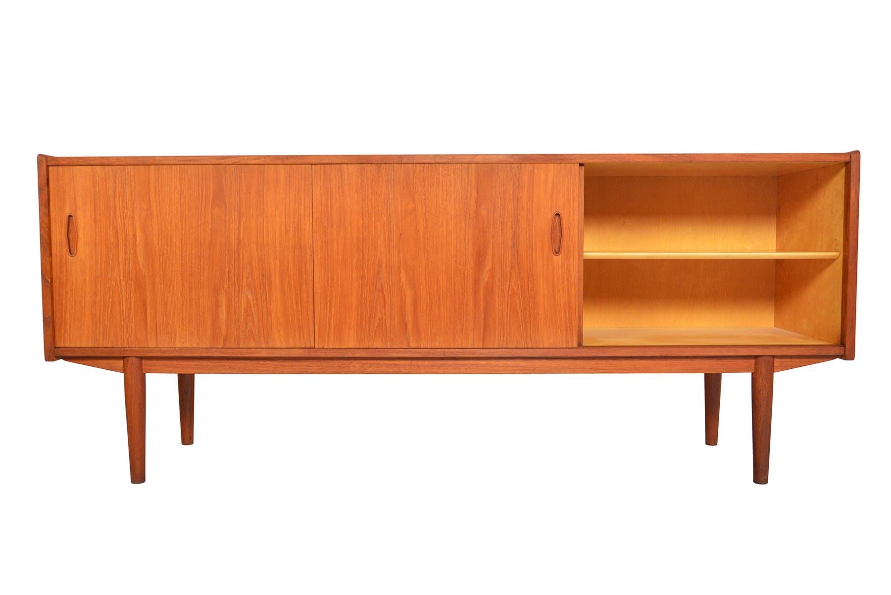 Scandinavian Modern Nils Jonsson Trio Teak Credenza