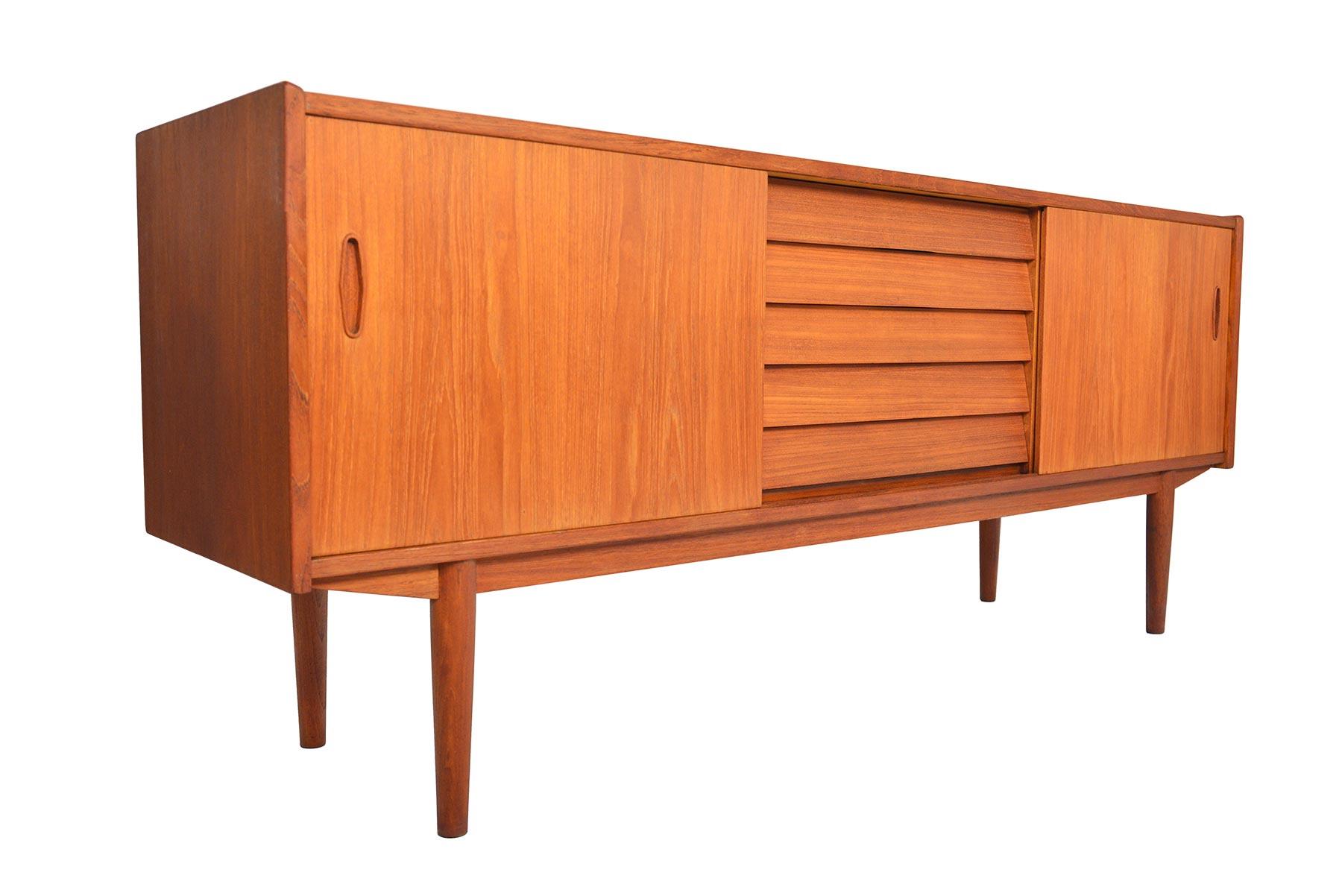 Nils Jonsson Trio Teak Credenza In Good Condition In Berkeley, CA