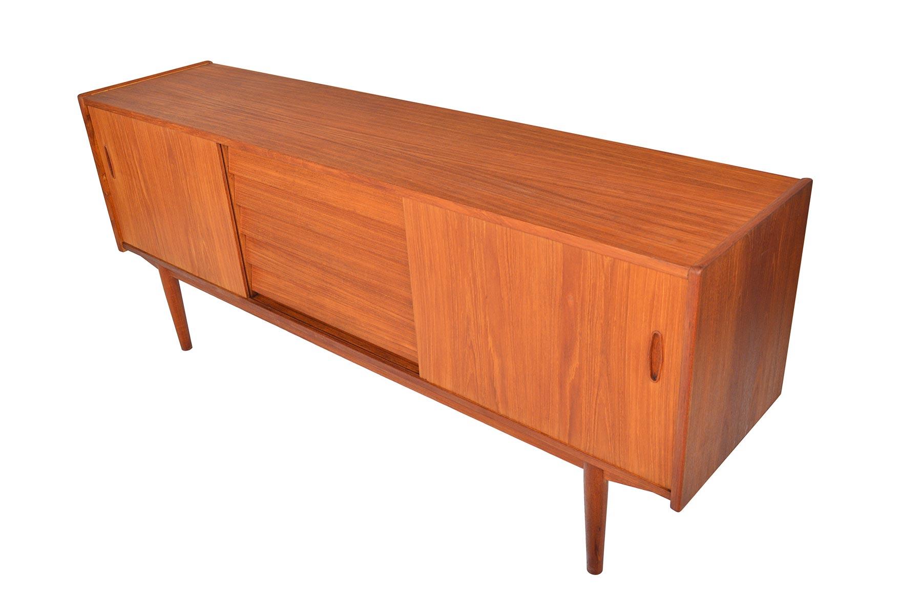 20th Century Nils Jonsson Trio Teak Credenza