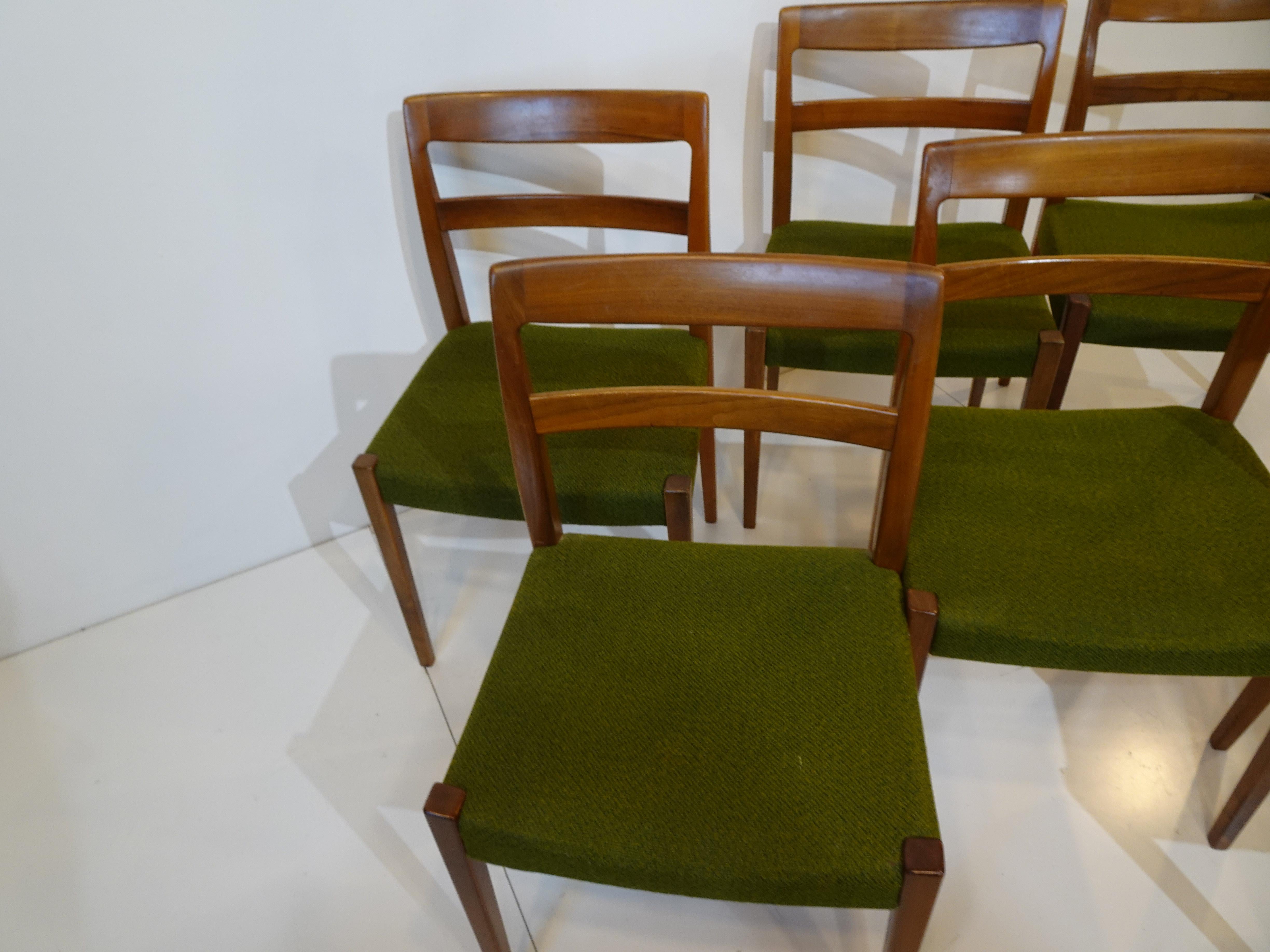 Nils Jonsson Walnut Dining Chairs for Troeds Sweden 3