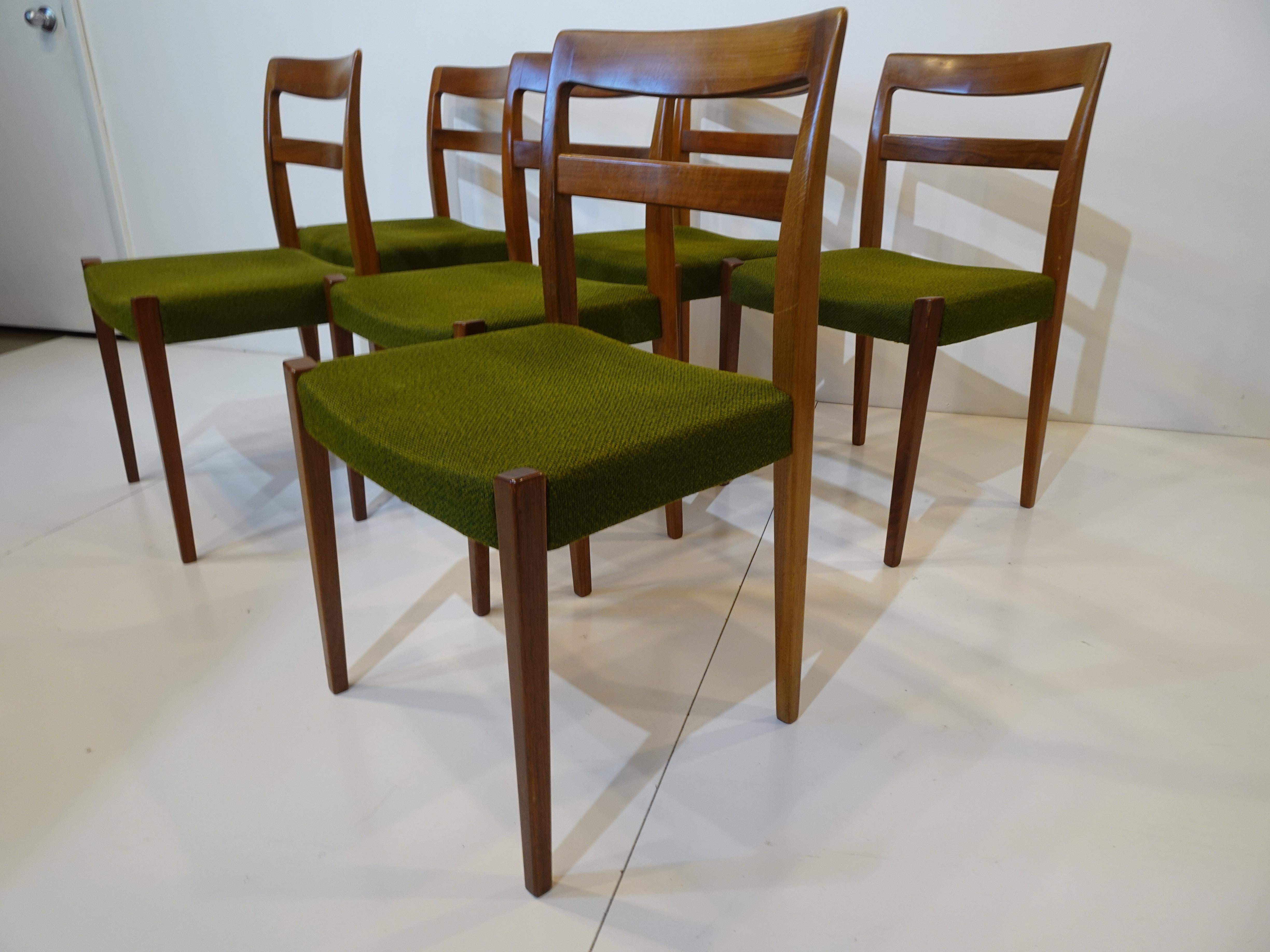 Nils Jonsson Walnut Dining Chairs for Troeds Sweden 4