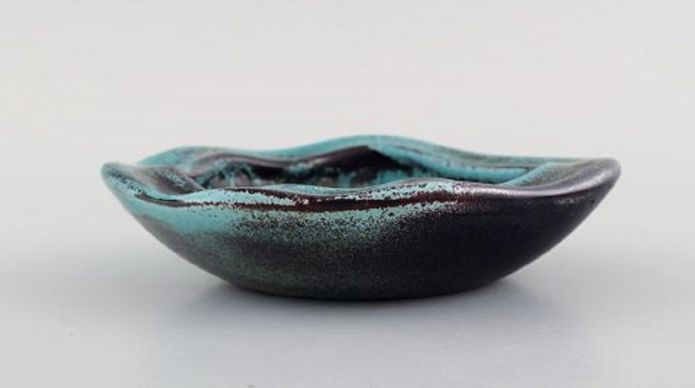 Scandinavian Modern Nils Kähler for Kähler, Bowl in Glazed Ceramics, 1960's For Sale