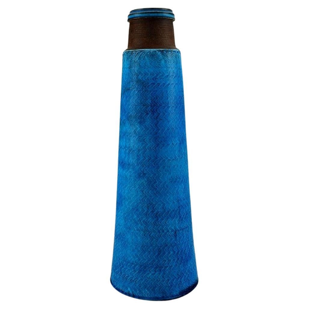Nils Kähler (1906-1979) per Kähler. Vaso colossale in gres smaltato.