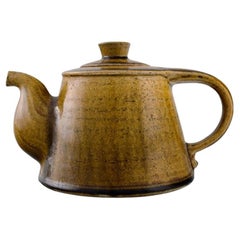 Vintage Nils Kähler for Kähler, Large Teapot in Glazed Ceramics, 1960s