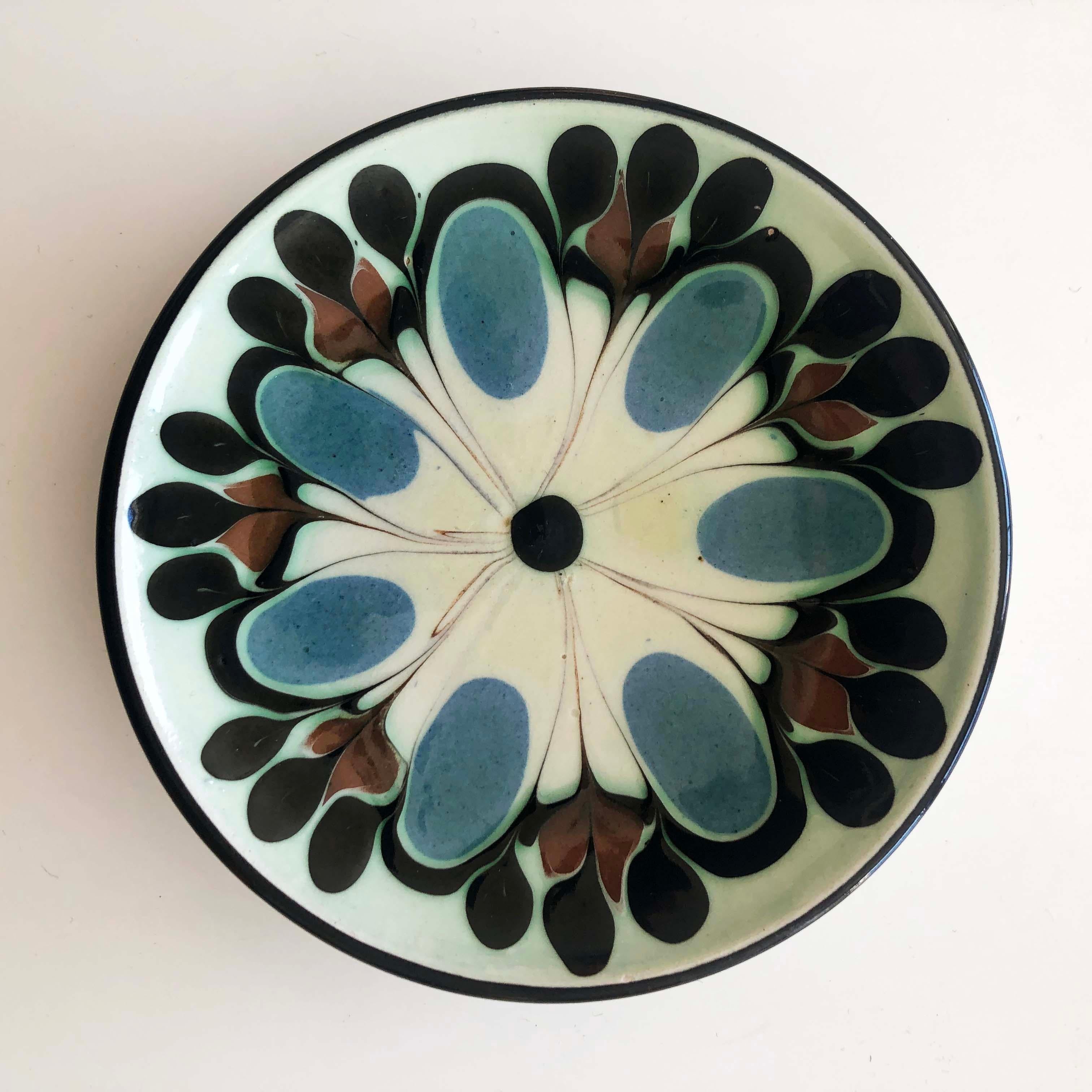 Mid-Century Modern Nils Kähler Decorative Plates for HAK, Set of 4