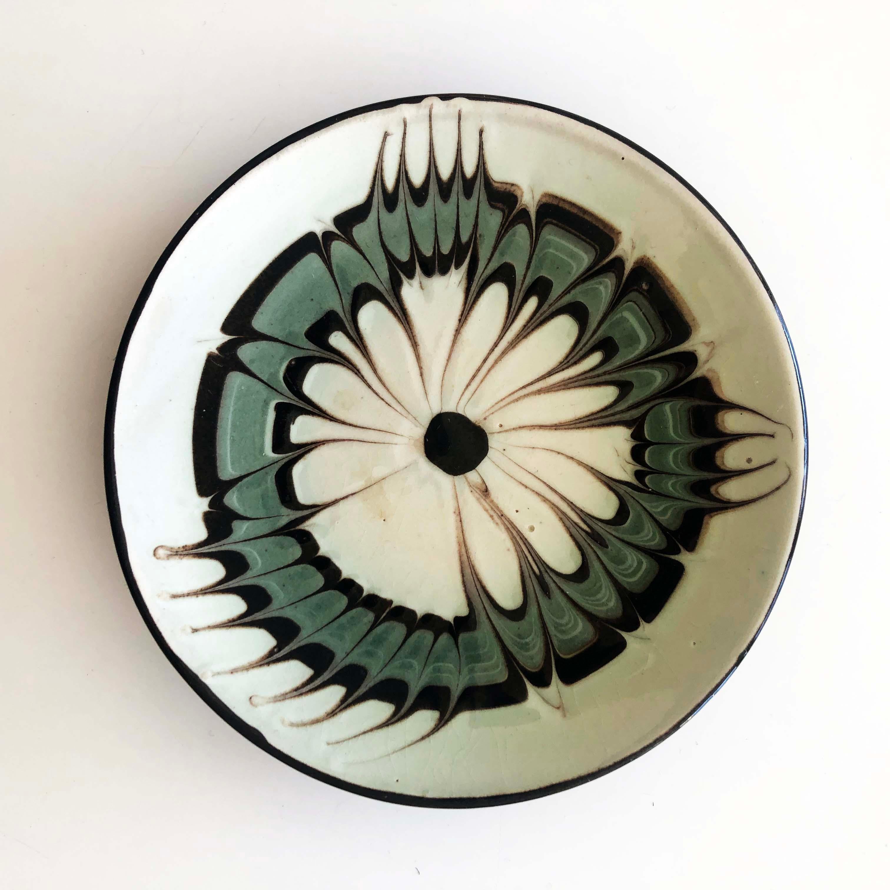 Fired Nils Kähler Decorative Plates for HAK, Set of 4
