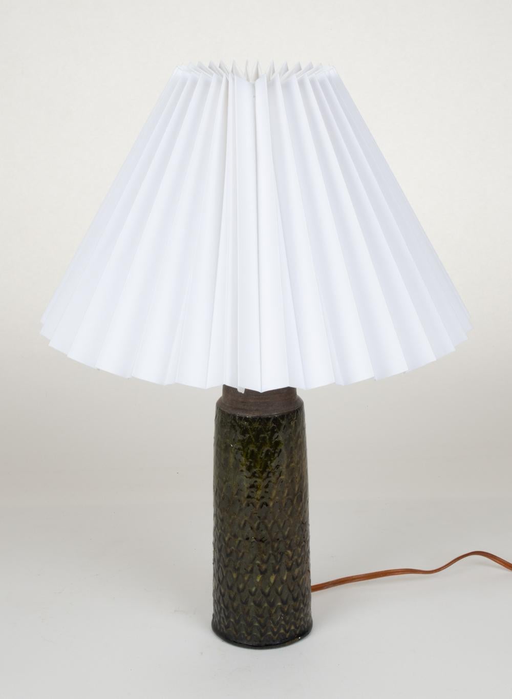 Danish Nils Kahler for HAK Scandinavian Modern Stoneware Table Lamp