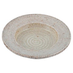 Nils Kähler for Kähler. Ceramic bowl with glaze in sandy tones. 