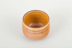 Nils Kähler for Kähler, Denmark. Small bowl with uranium glaze. Mid-20th C.
