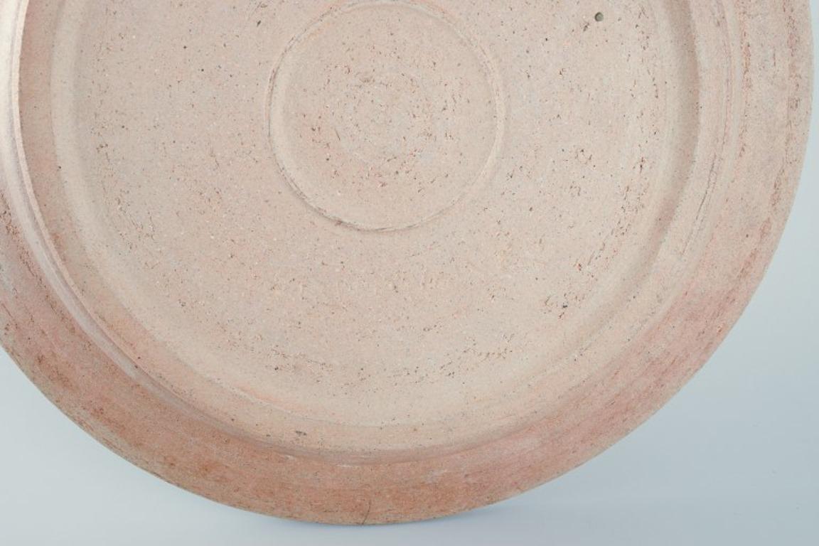 Ceramic Nils Kähler for Kähler. Large ceramic bowl in modernist design. For Sale