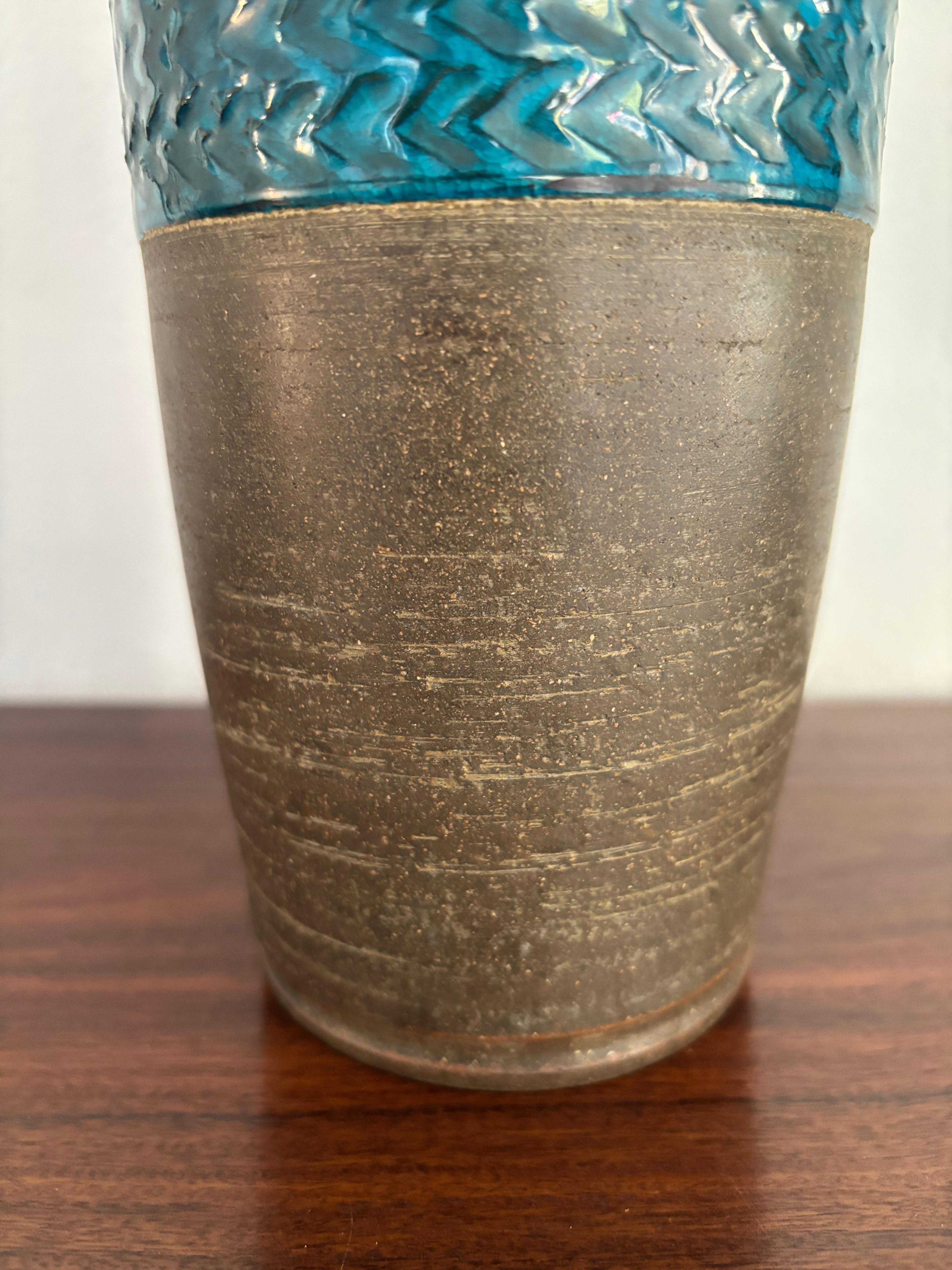 Nils Kähler per Kähler Vaso in gres scandinavo di metà secolo, Danimarca, anni '50 in vendita 1