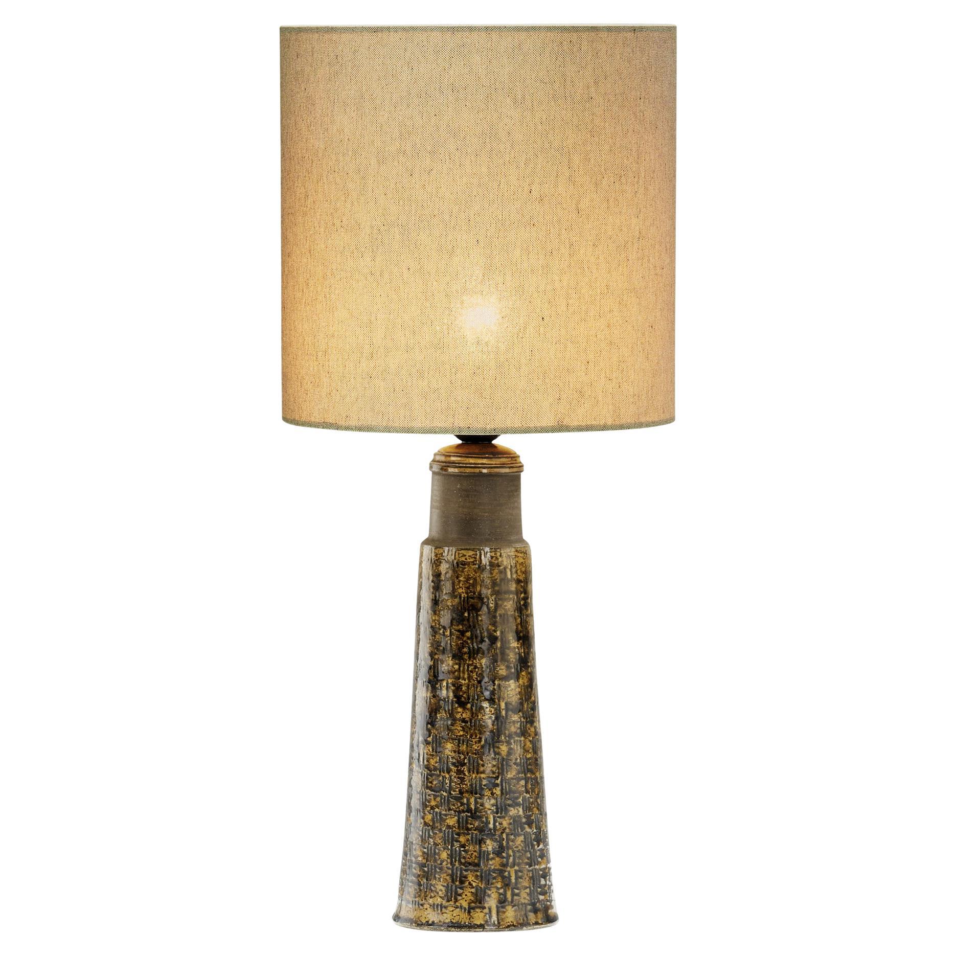 Nils Kähler Glazed Ceramic Table Lamp, Denmark Second half of the 20th Century