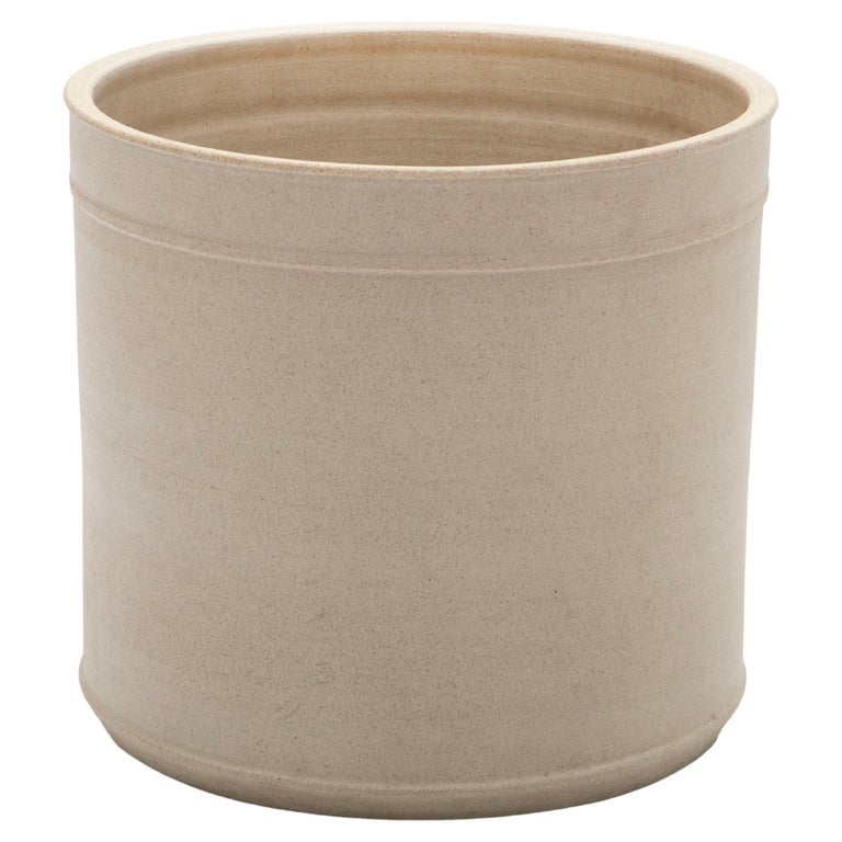 Kahler Unglazed Baluster Form Beige Ceramic Vase as Lamp Kahler Unglazed Baluster Form Beige Ceramic Vase as Lamp