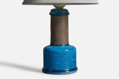 Nils Kähler, Lámpara de mesa, Cerámica, Dinamarca, Década de 1960