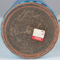 Nils Kahler table lamp ceramic Herman A. Kähler, Denmark, 1960 signed