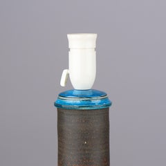Nils Kahler table lamp ceramic Herman A. Kähler, Denmark, 1960 signed