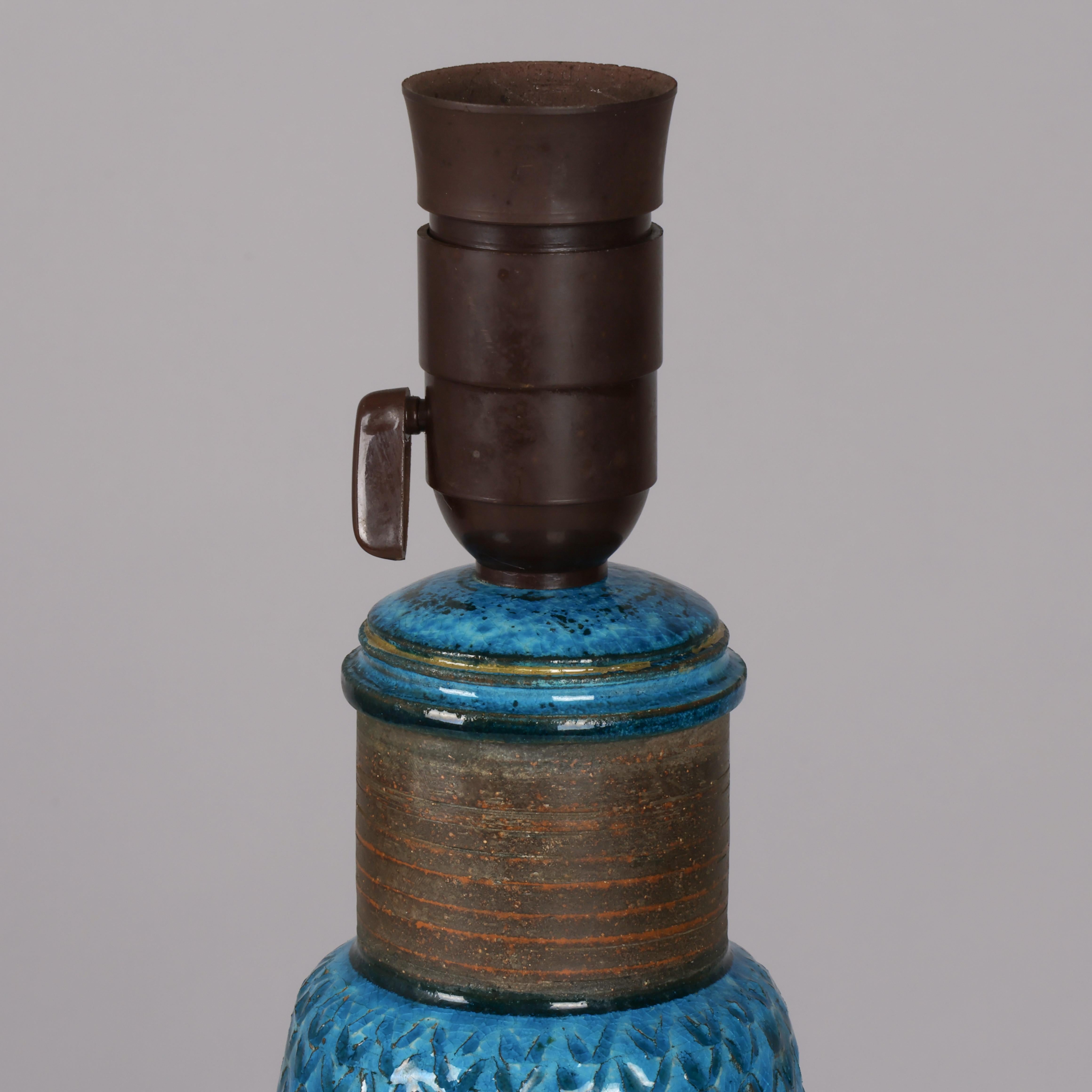 Mid-Century Modern Lampe de table Nils Kahler en céramique Herman A. Kähler, Danemark, 1960 signée en vente