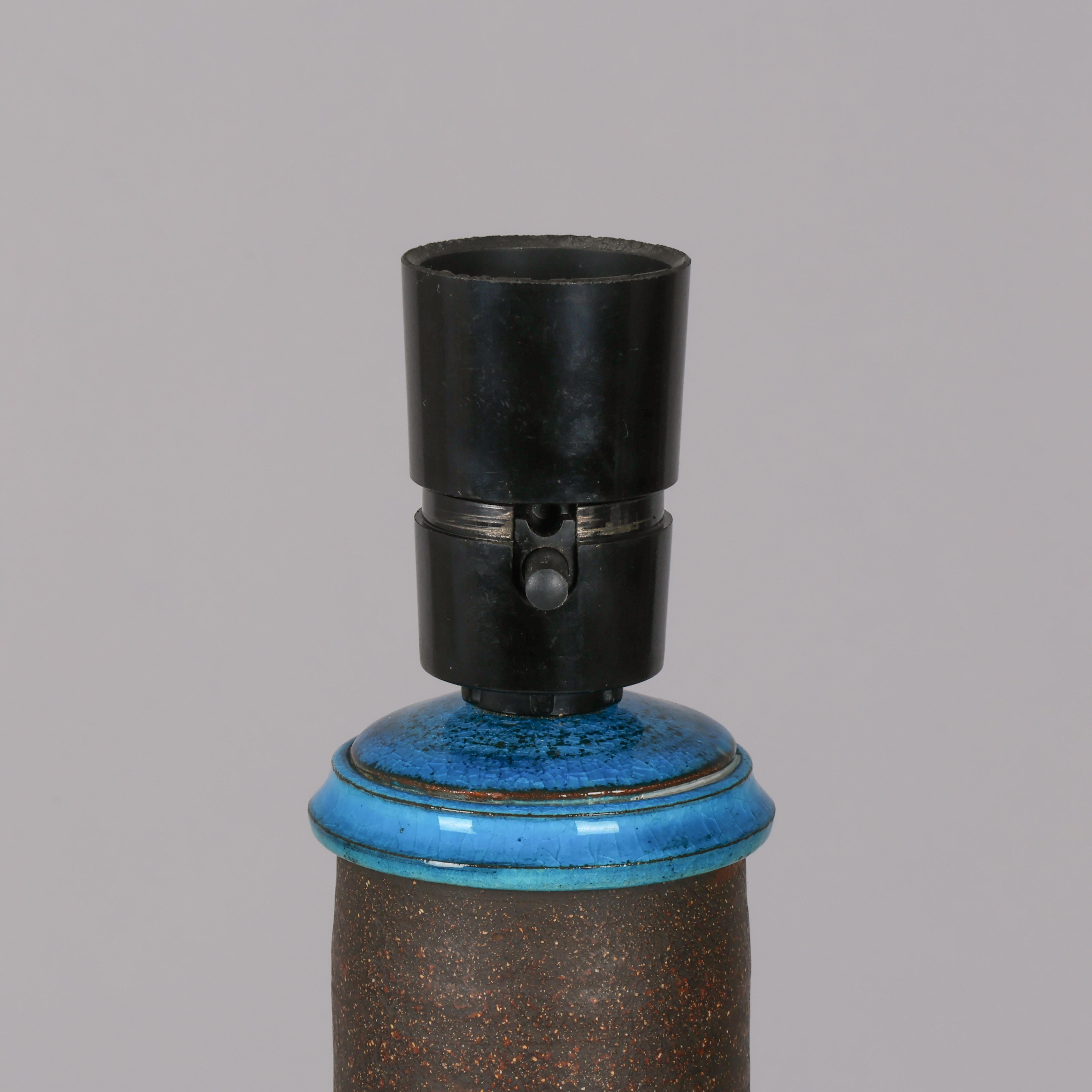 Mid-Century Modern Lampe de table Nils Kahler en céramique Herman A. Kähler, Danemark, 1960 signée en vente