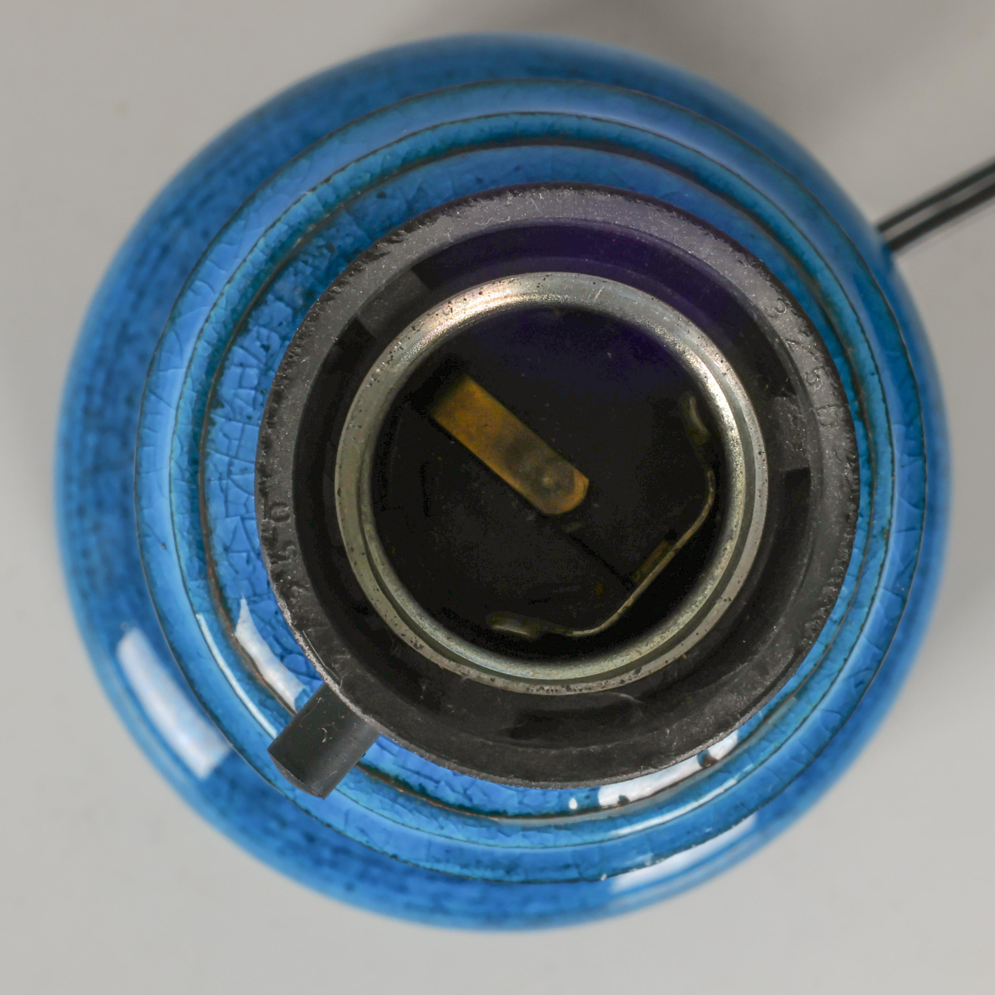 Lampe de table Nils Kahler en céramique Herman A. Kähler, Danemark, 1960 signée Bon état - En vente à Paris, FR