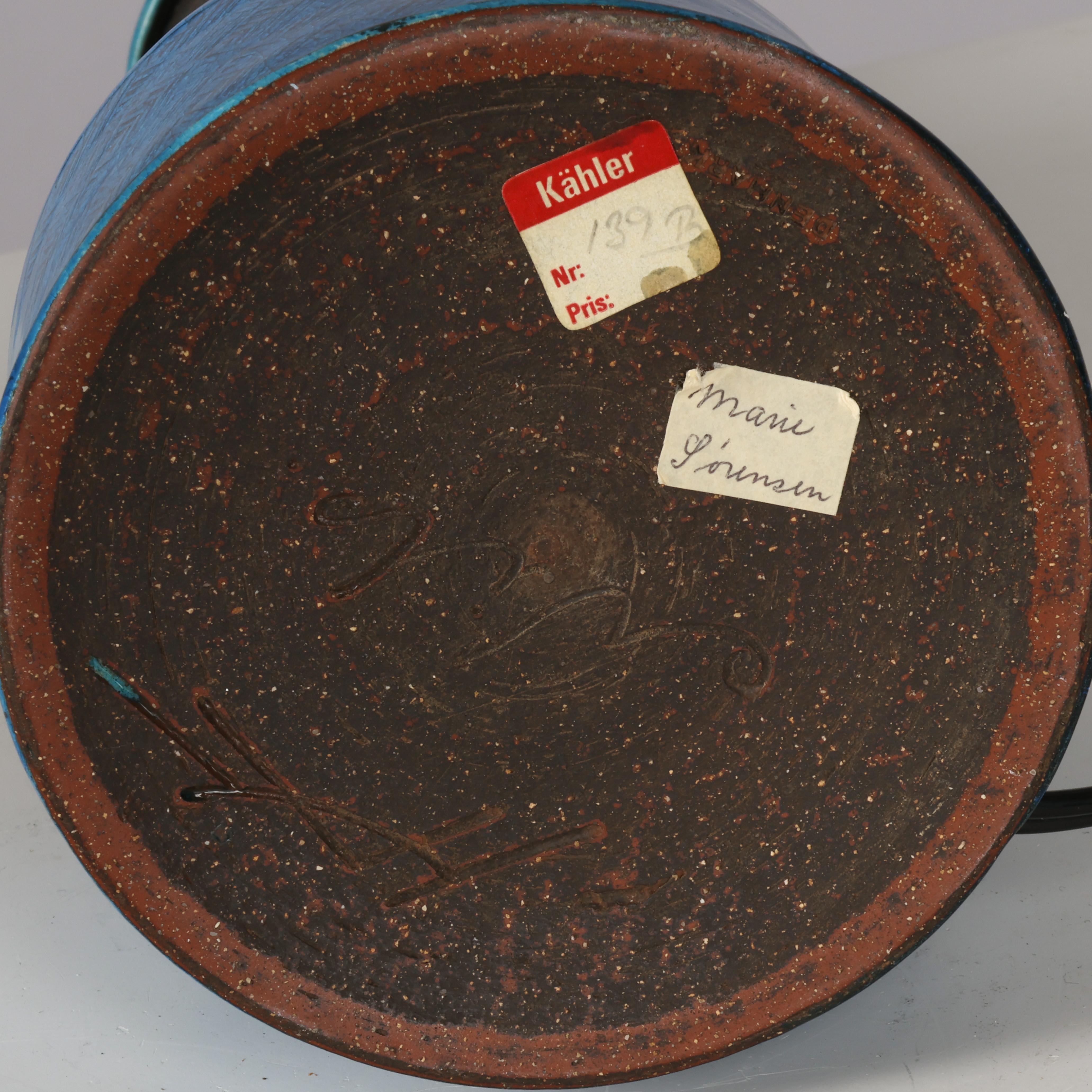 20ième siècle Lampe de table Nils Kahler en céramique Herman A. Kähler, Danemark, 1960 signée en vente