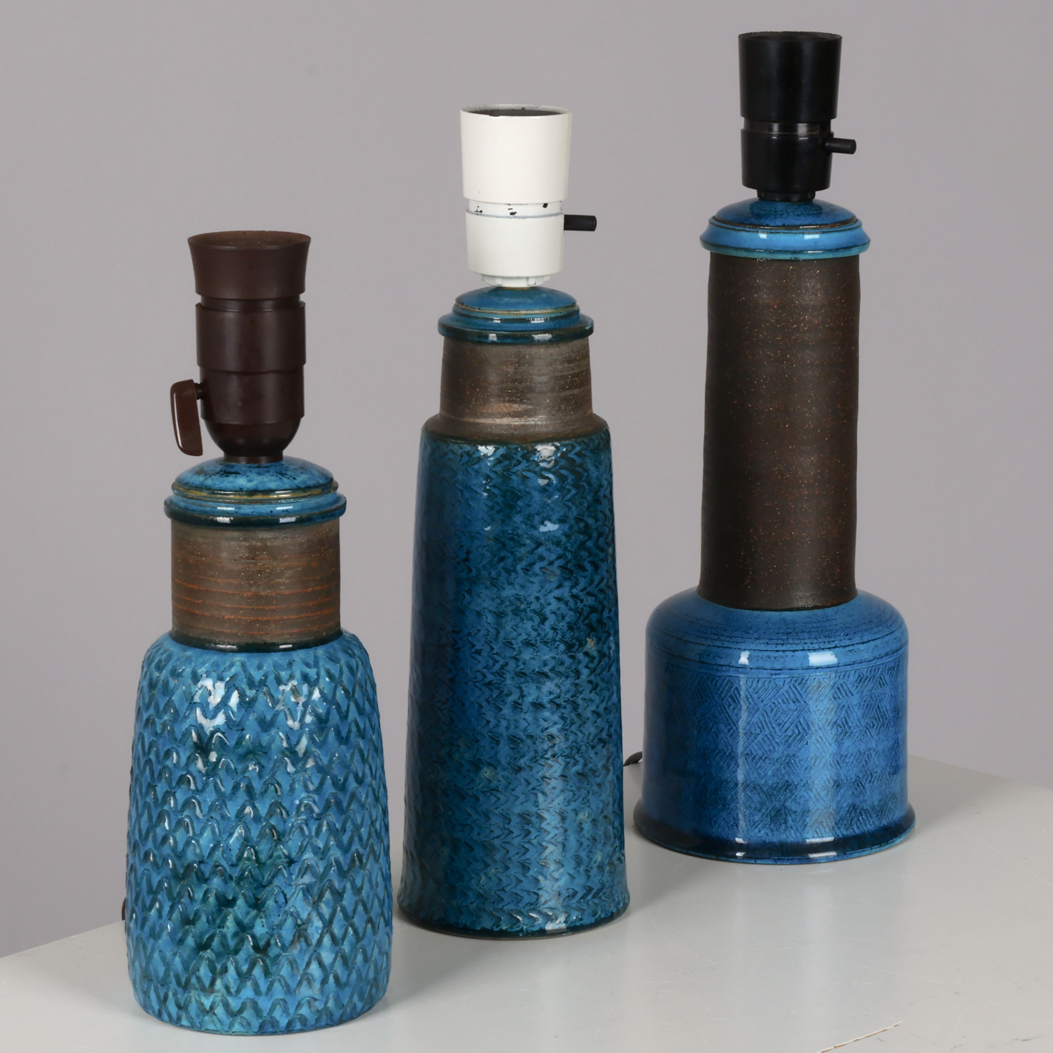 Lampe de table Nils Kahler en céramique Herman A. Kähler, Danemark, 1960 signée en vente 1