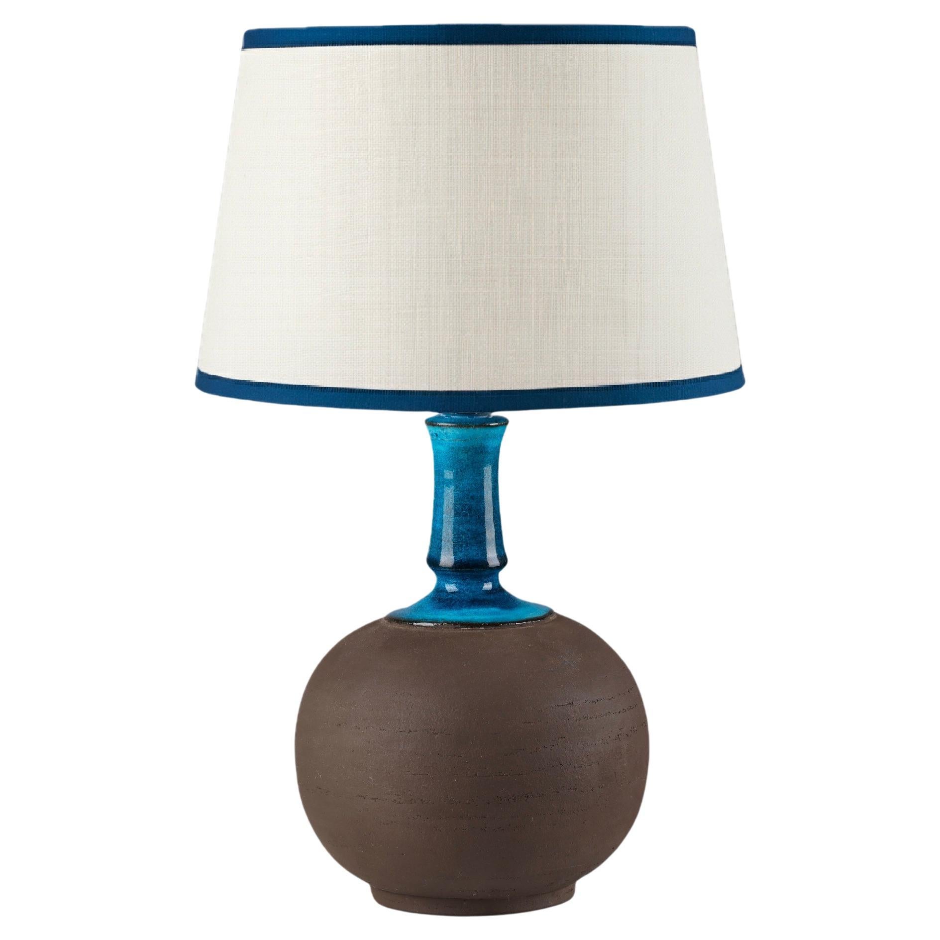 Lampada da tavolo Herman A. Kähler in ceramica, Danimarca, 1960 firmato in vendita