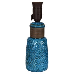 Nils Kahler table lamp ceramic Herman A. Kähler, Denmark, 1960 signed