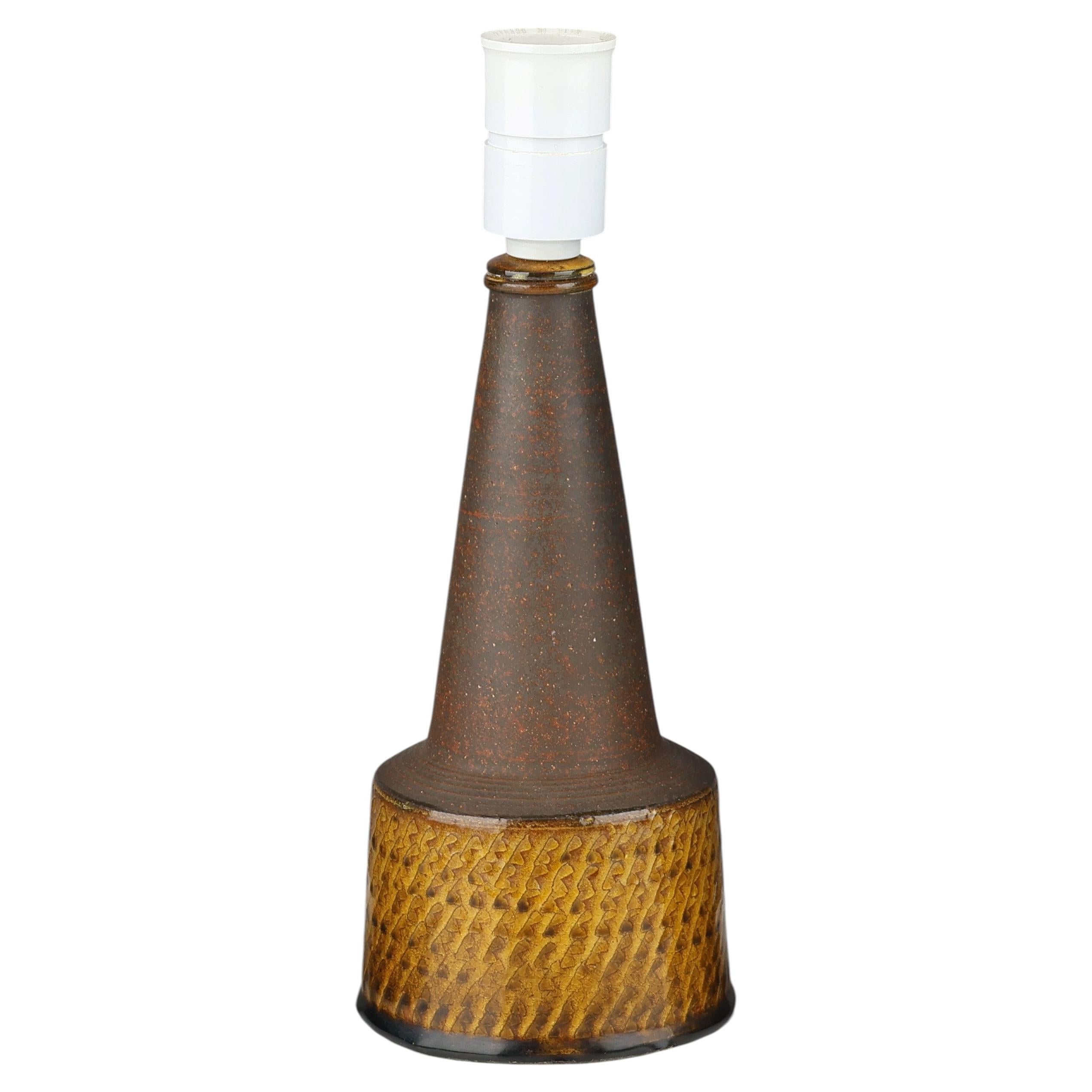 Nils Kahler table lamp ceramic Herman A. Kähler, Denmark, 1960 signed