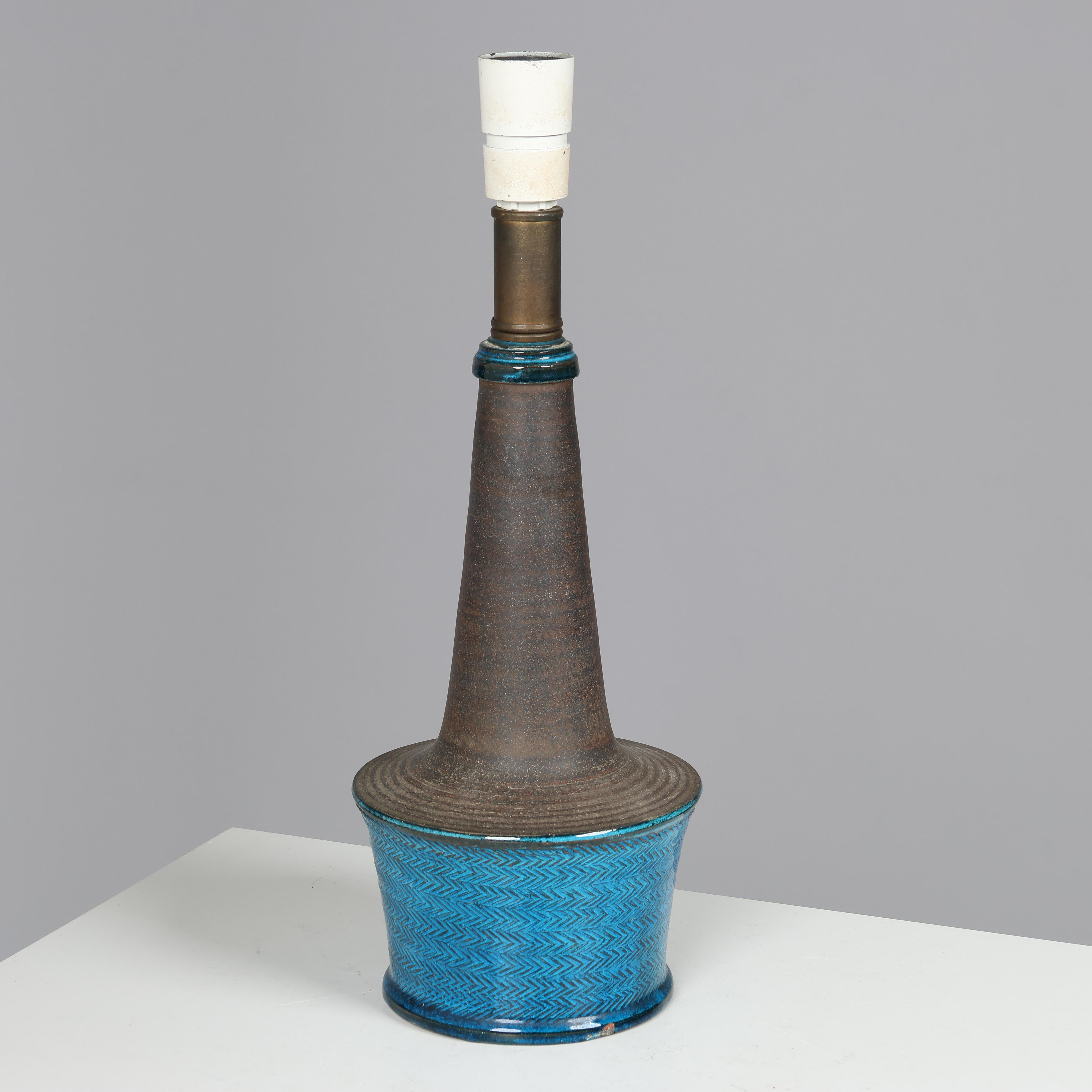 Nils  Kahler table lamp made in Næstved, Denmark 1960 For Sale 5