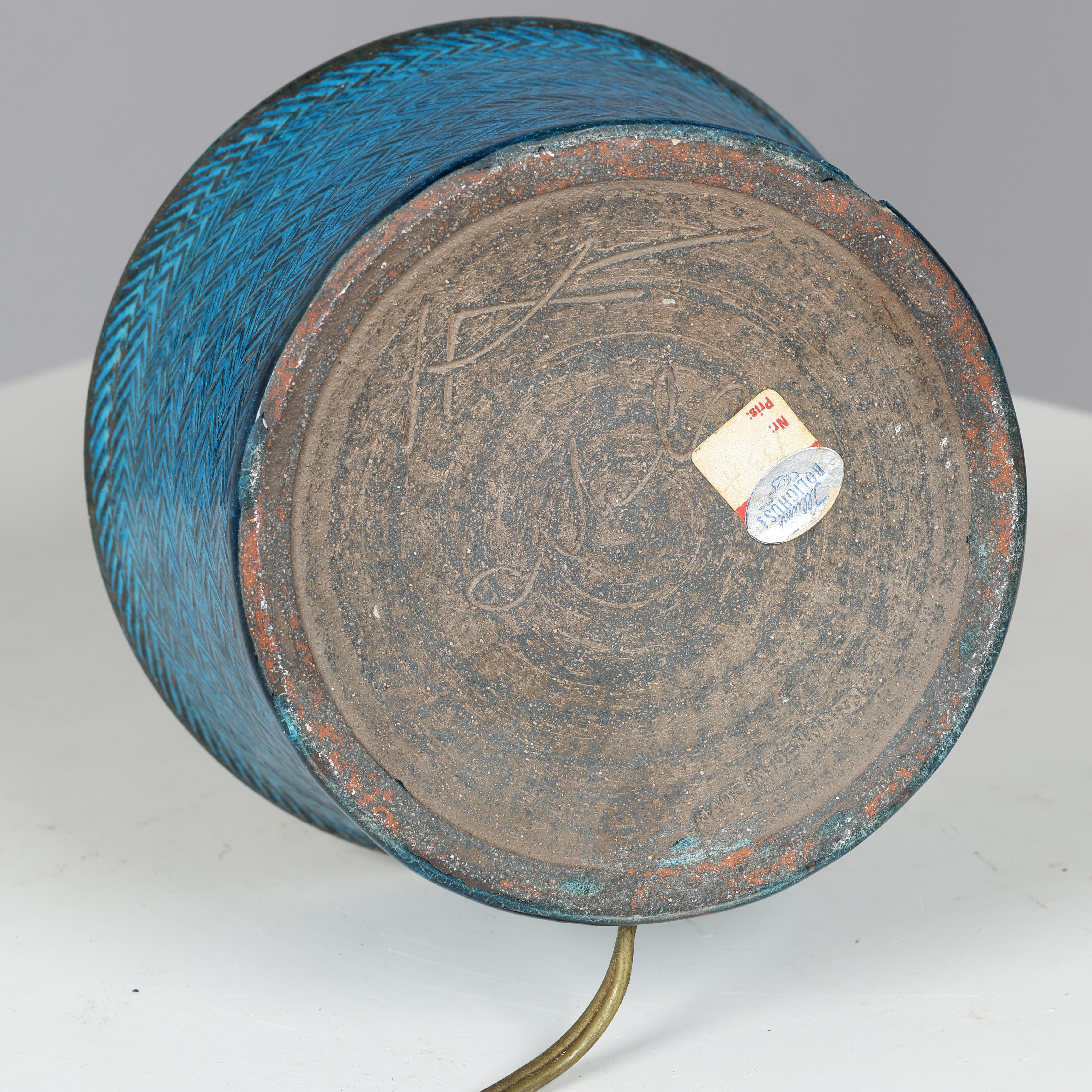 20th Century Nils  Kahler table lamp made in Næstved, Denmark 1960 For Sale