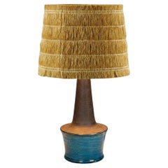 Nils  Lampe de table Kahler fabriquée à Næstved, Danemark 1960