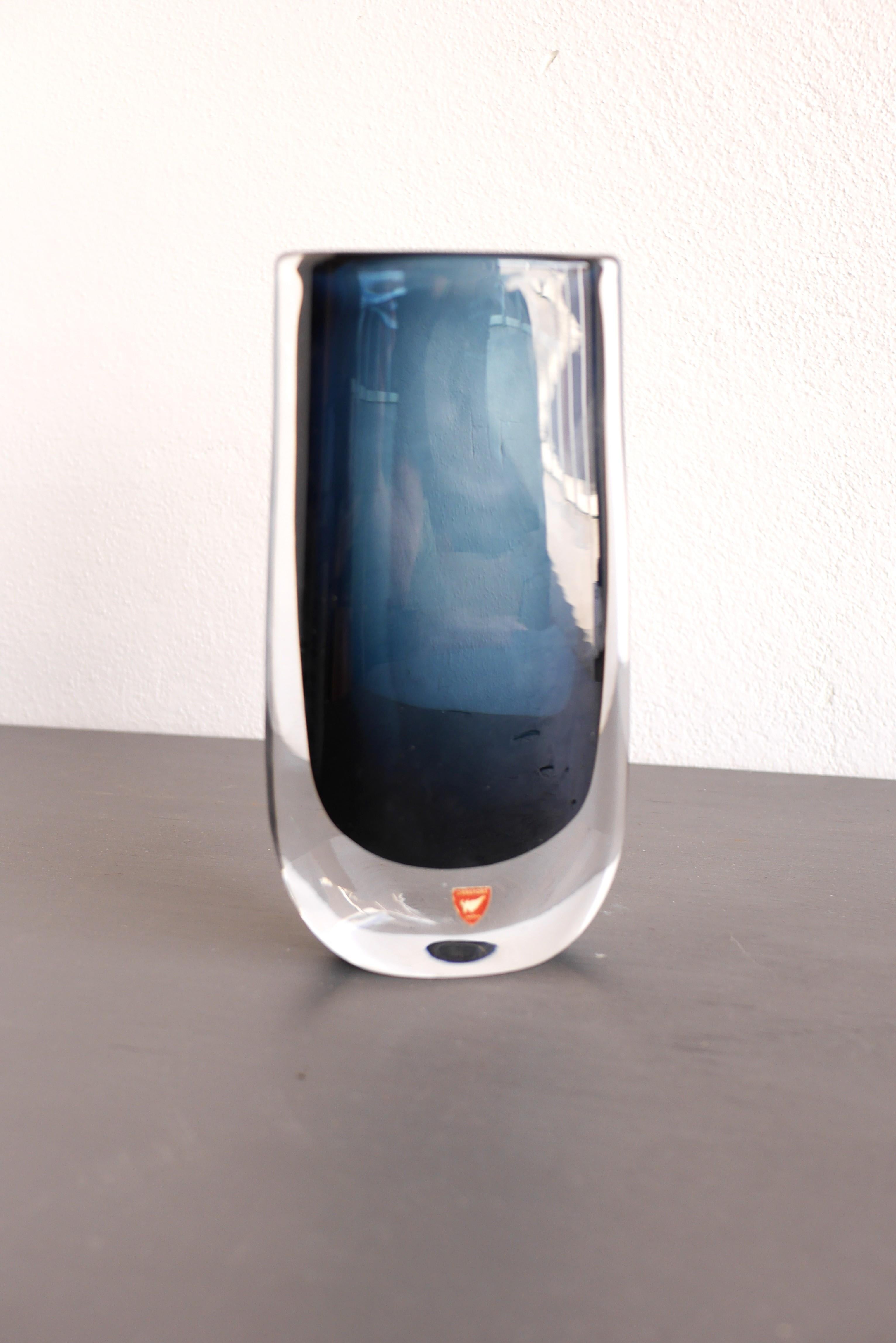 Nils Landberg Glass Vase and Bowl 