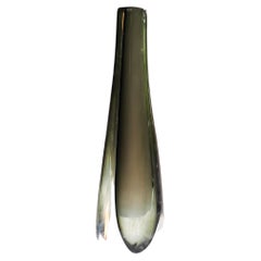 Nils Landberg Glass Vase "Dusk" for Orrefors