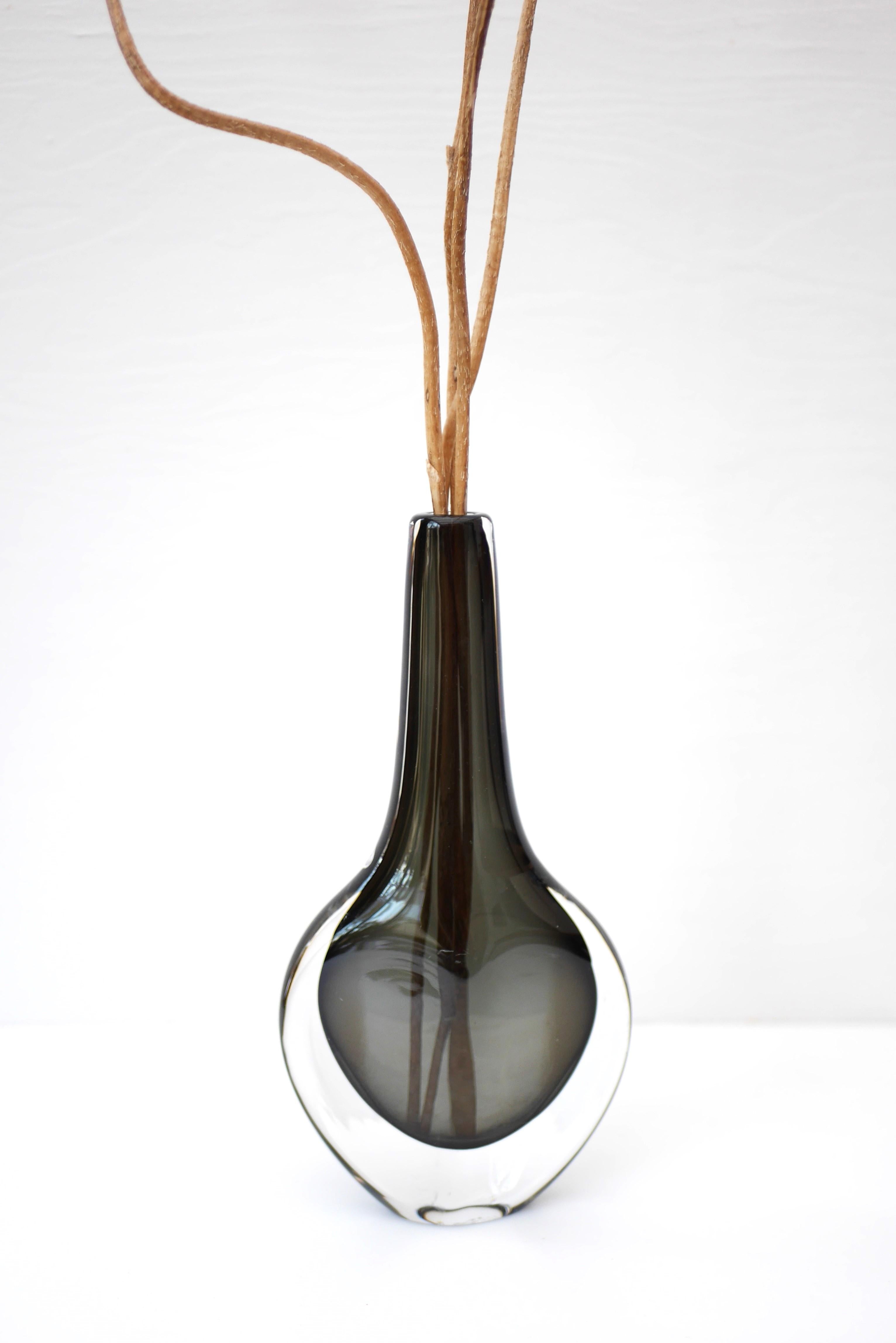 Hand-Crafted Nils Landberg Glass Vase 