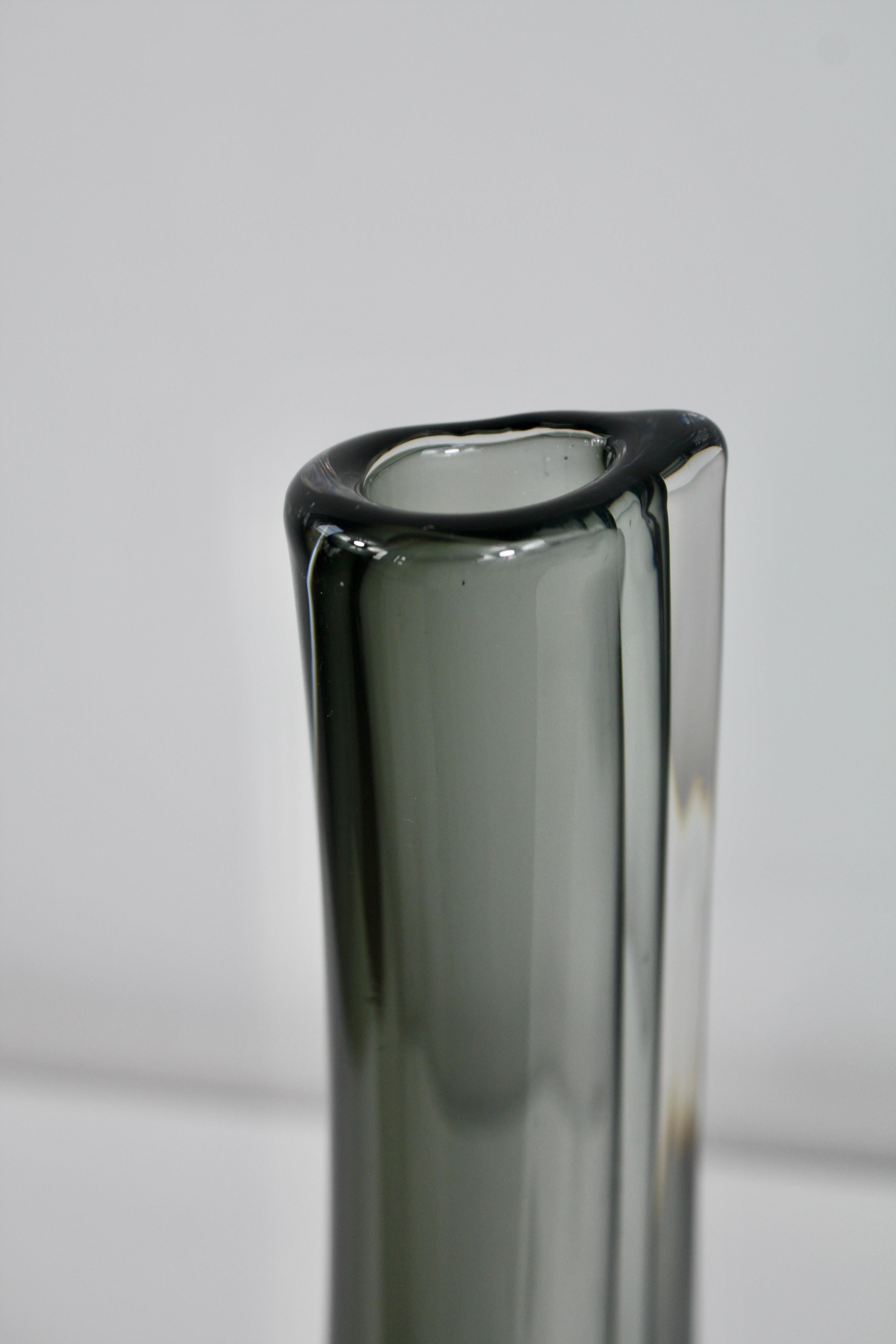 Vaso in vetro Sommerso di Nils Landberg Orrefors Sweden, anni '50 in vendita 5