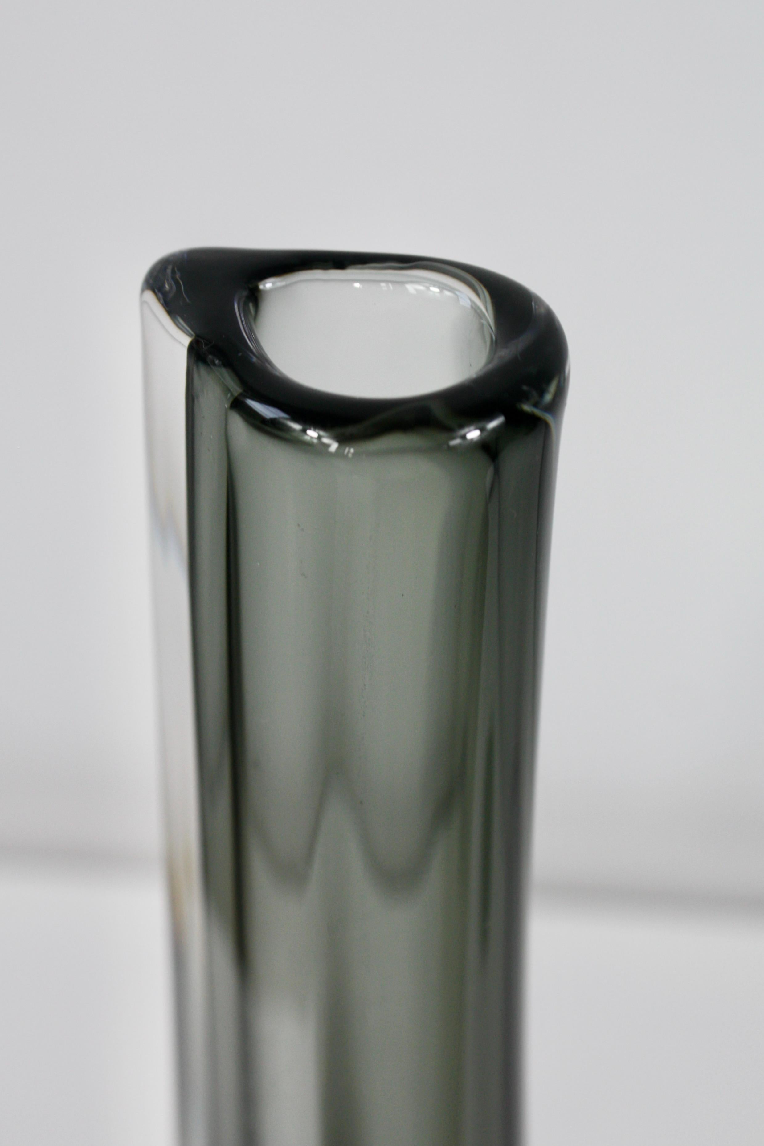 Vaso in vetro Sommerso di Nils Landberg Orrefors Sweden, anni '50 in vendita 6