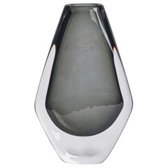 Nils Landberg, Sommerso Vase, Glass, Sweden, 1950s